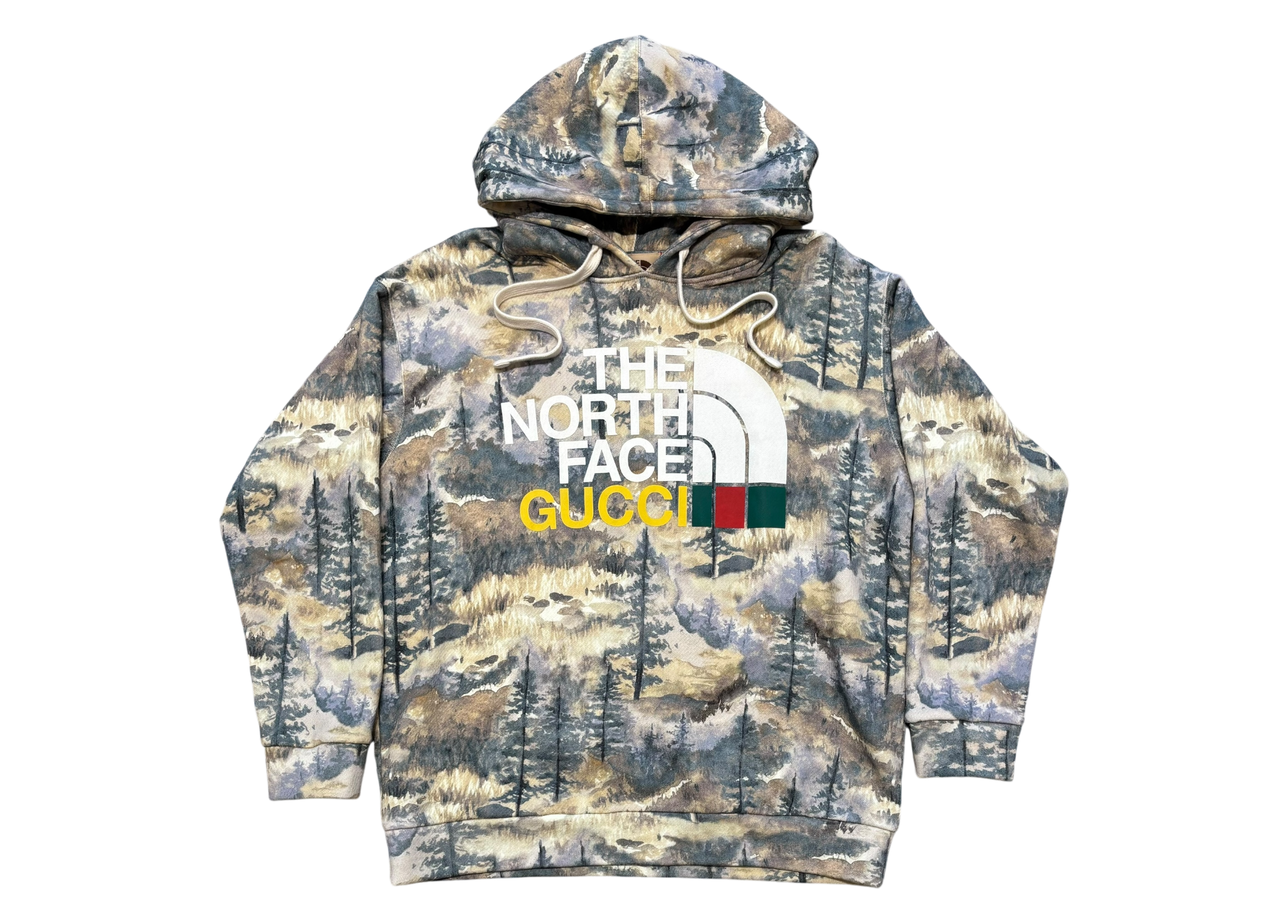 Gucci The North Face Hoodie Forest Print COND 9/10