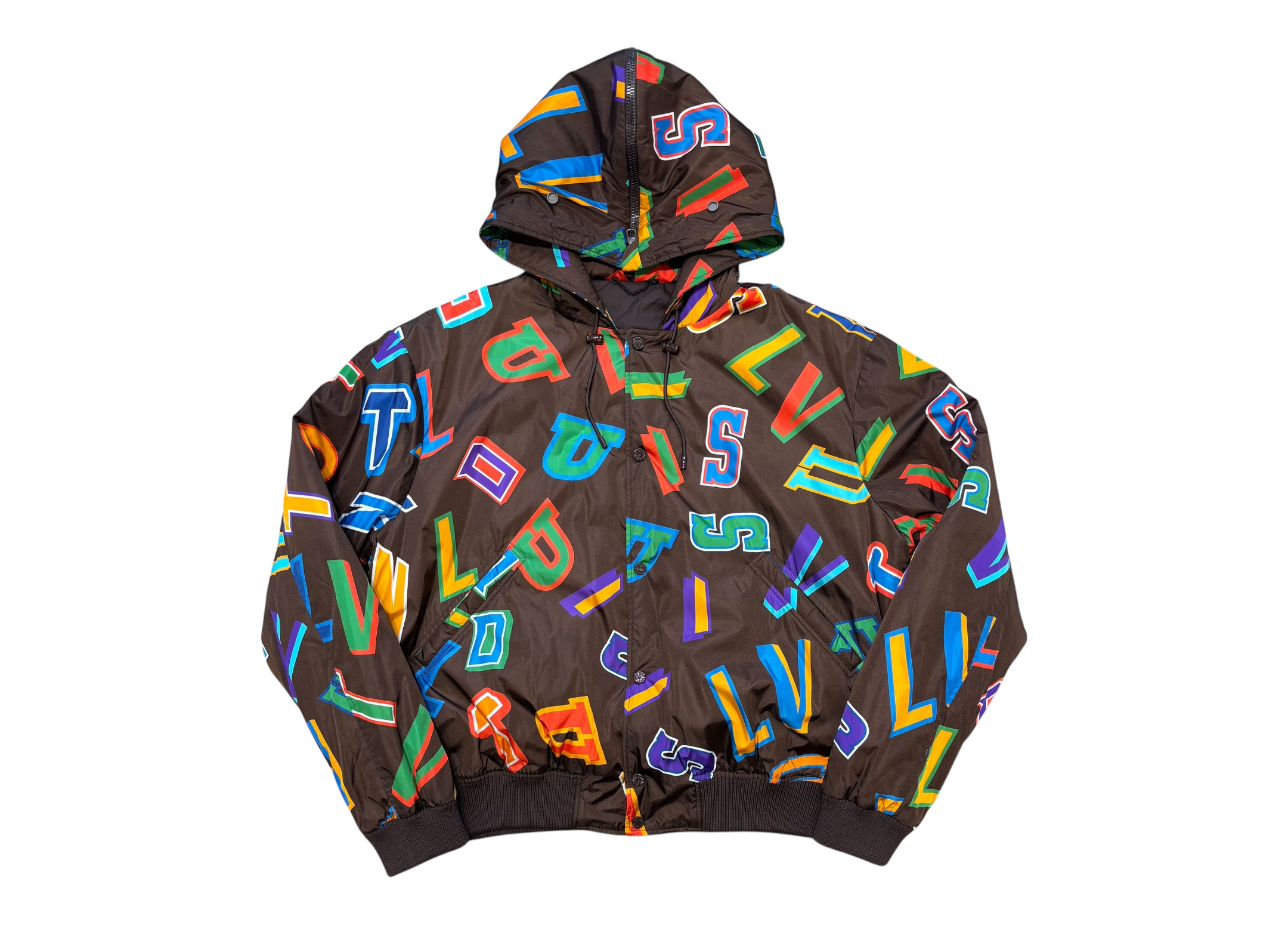 Louis Vuitton Jacket NBA Letters Brown COND 9.9/10