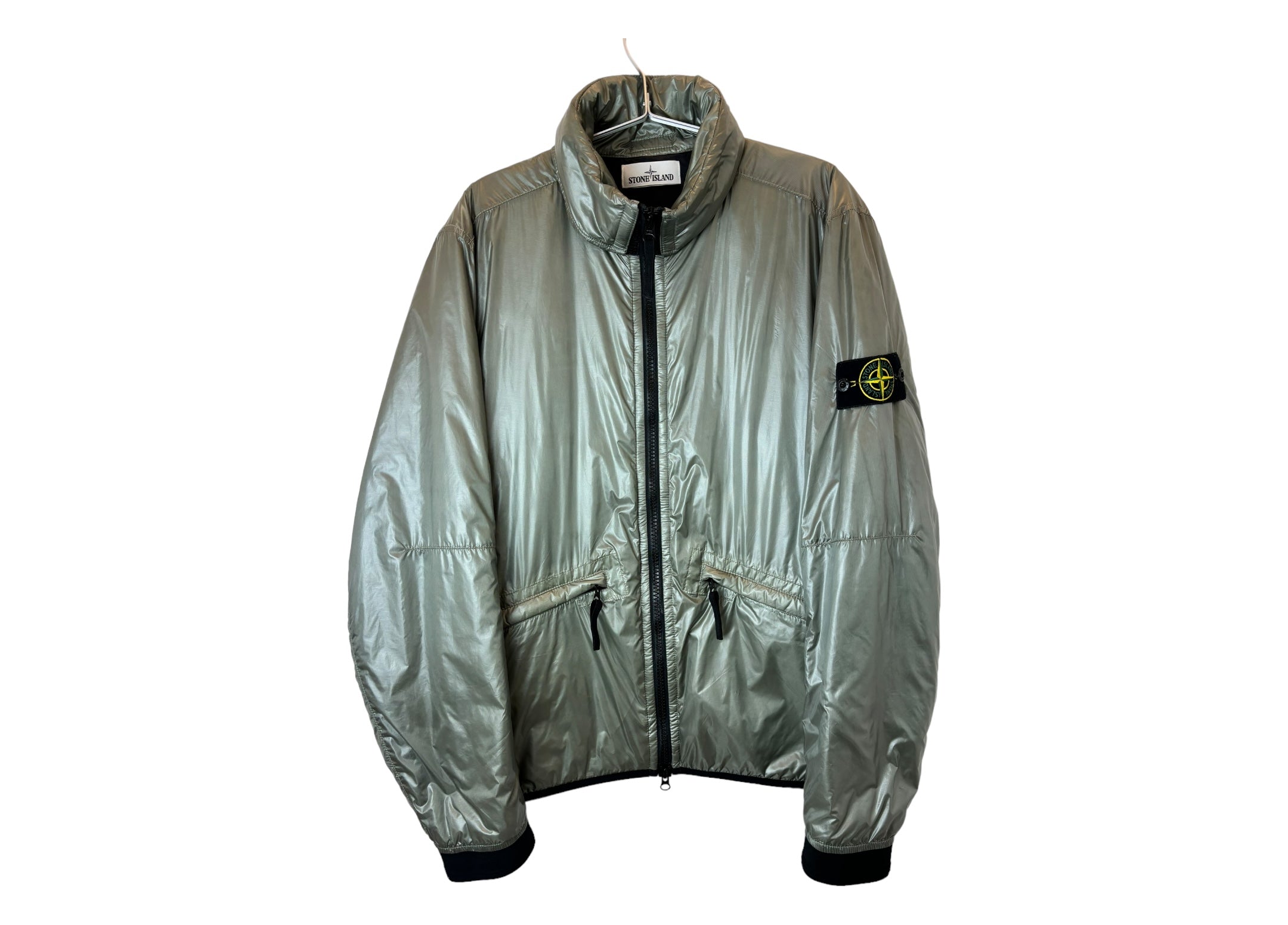 Stone Island Jacket Silver COND 9.5/10