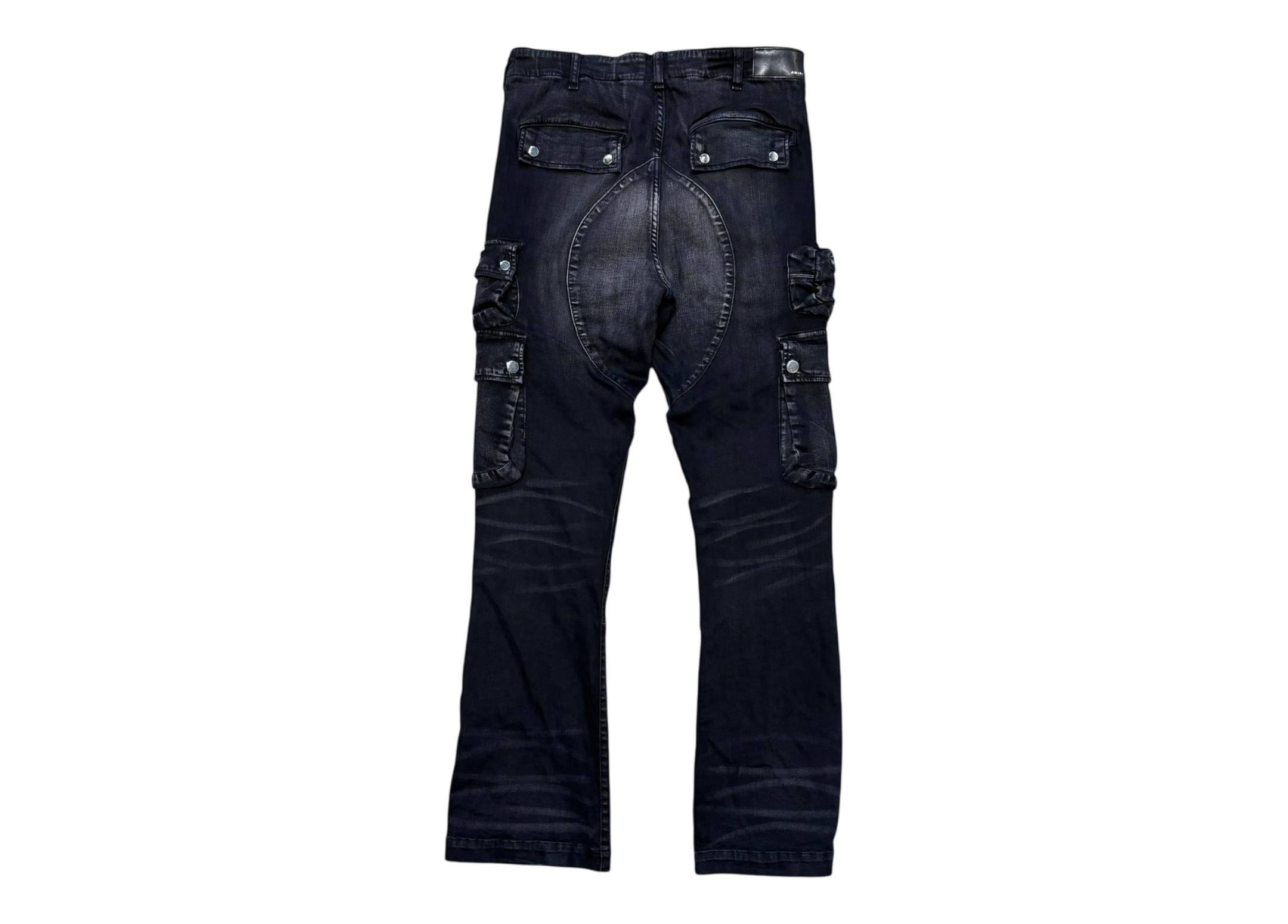 Amiri Denim Cargo Black Flared COND 9/10