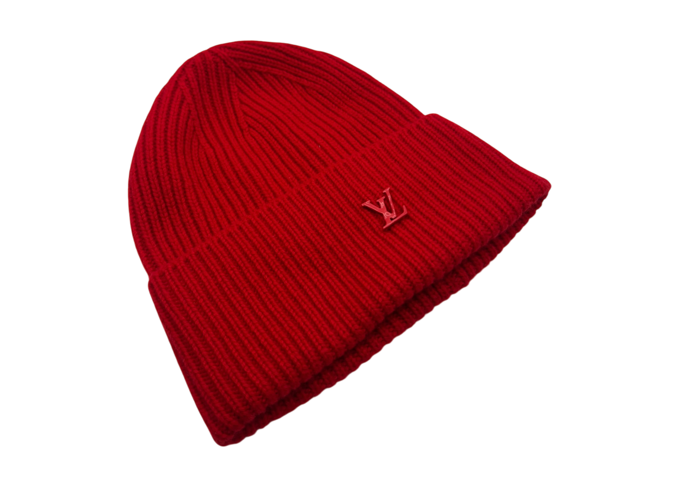 Louis Vuitton Beanie Red COND 9.9/10