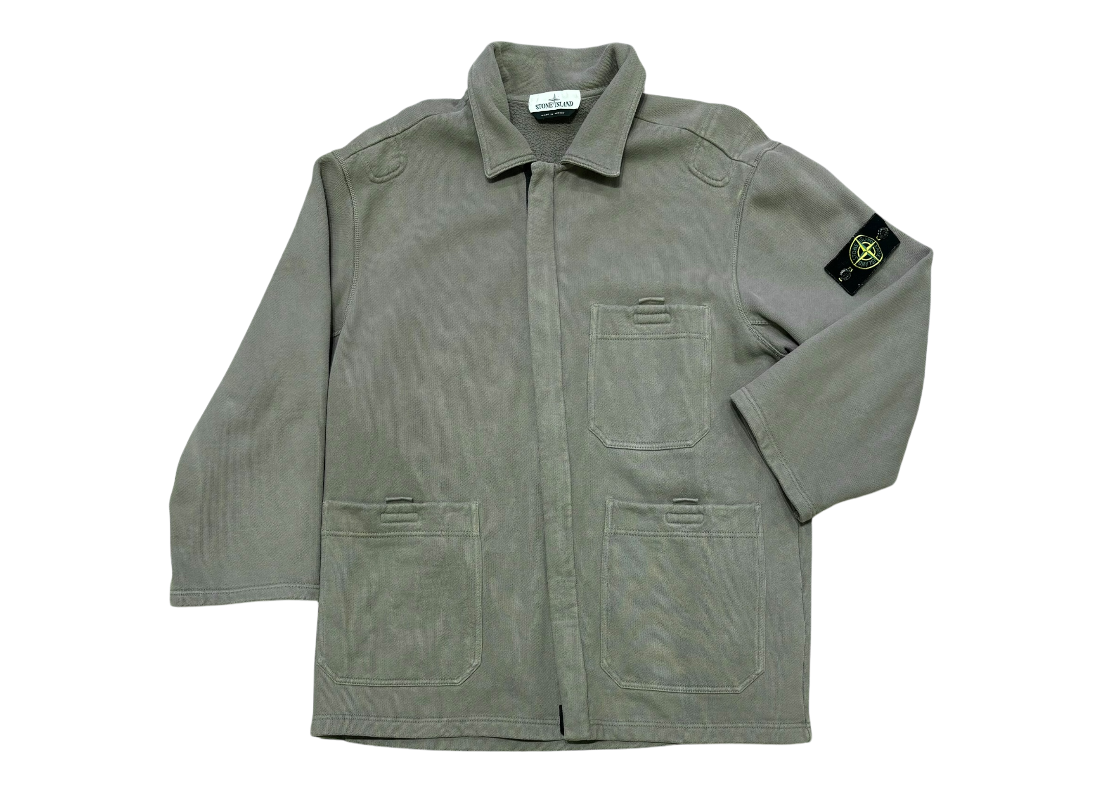 Stone Island Zip Shirt Green COND 8.8/10 (Fit L/XL)