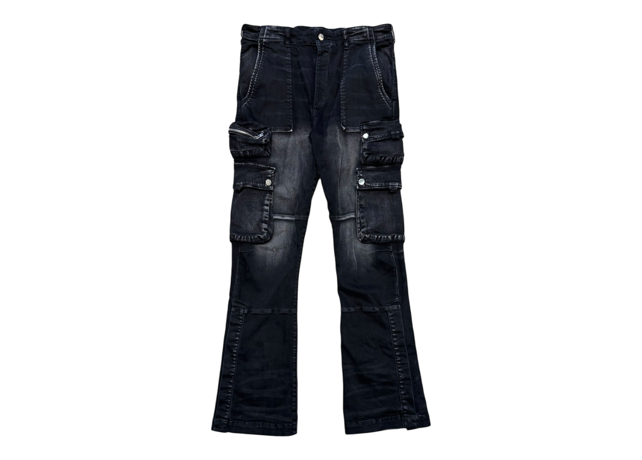 Amiri Denim Cargo Black Flared COND 9/10