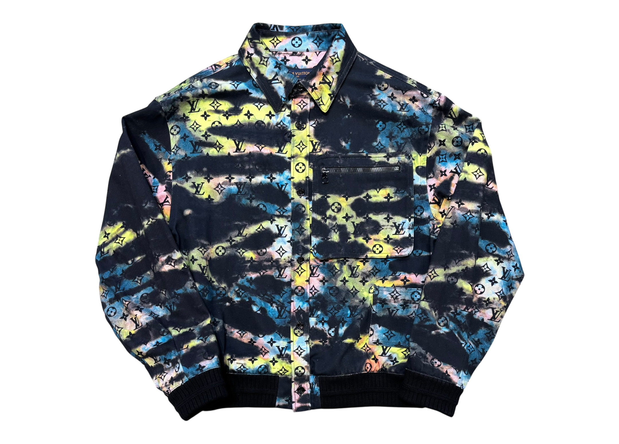 Louis Vuitton Jacket Printed Monogram Tye Die COND NEW