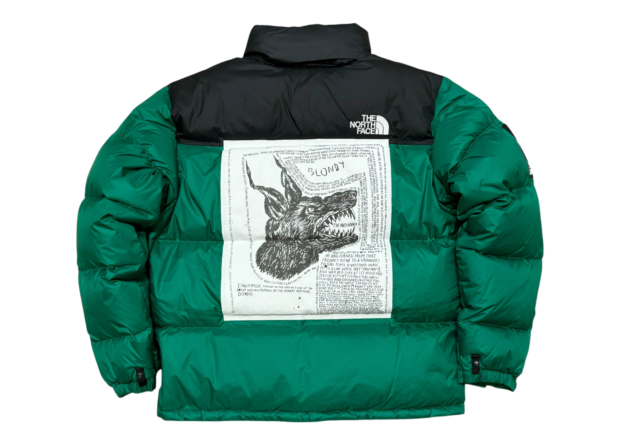 Supreme The North Face Nuptse Jacket Green Patch COND NEW