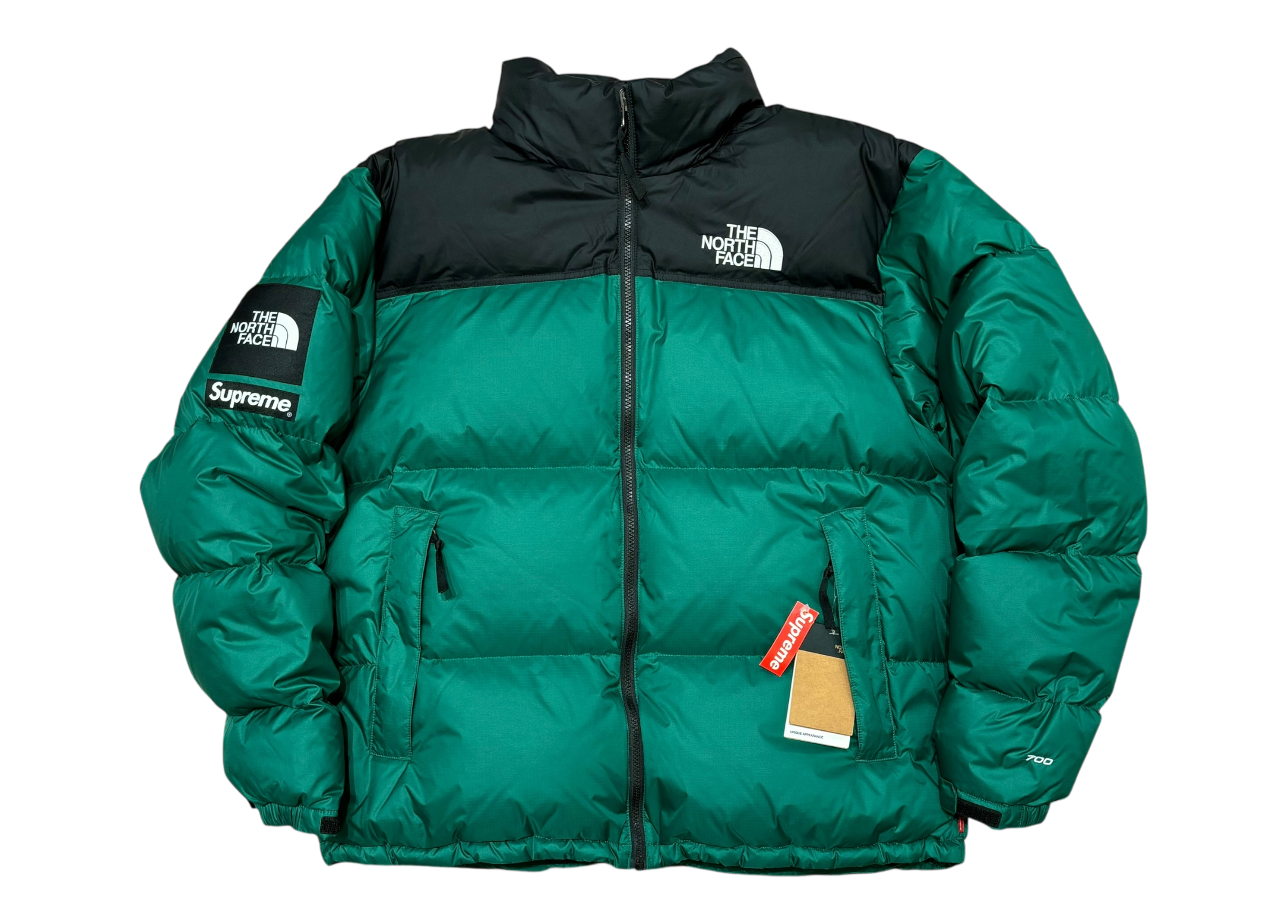 Supreme The North Face Nuptse Jacket Green Patch COND NEW