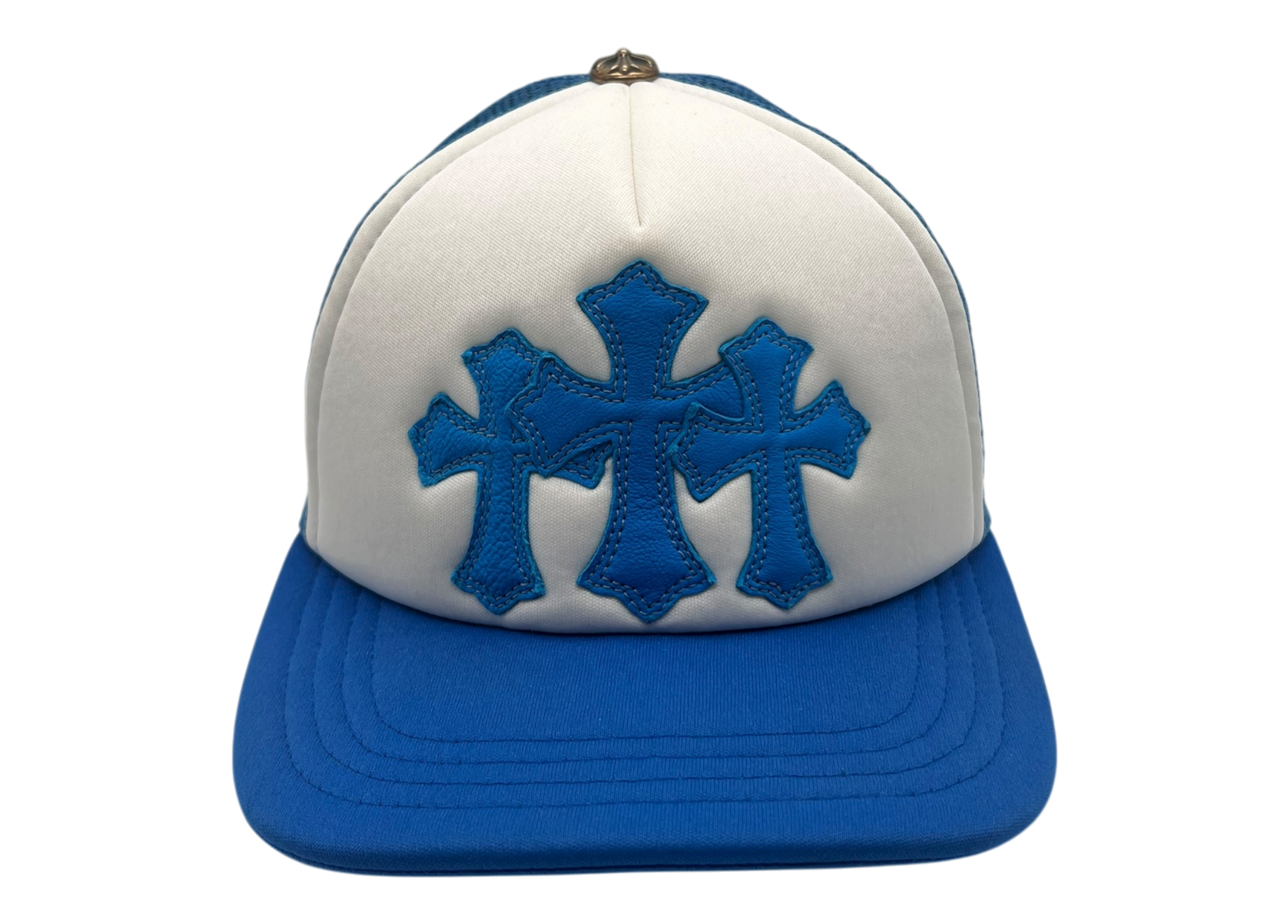 Chrome Hearts Trucker Triple Cross Blue COND NEW