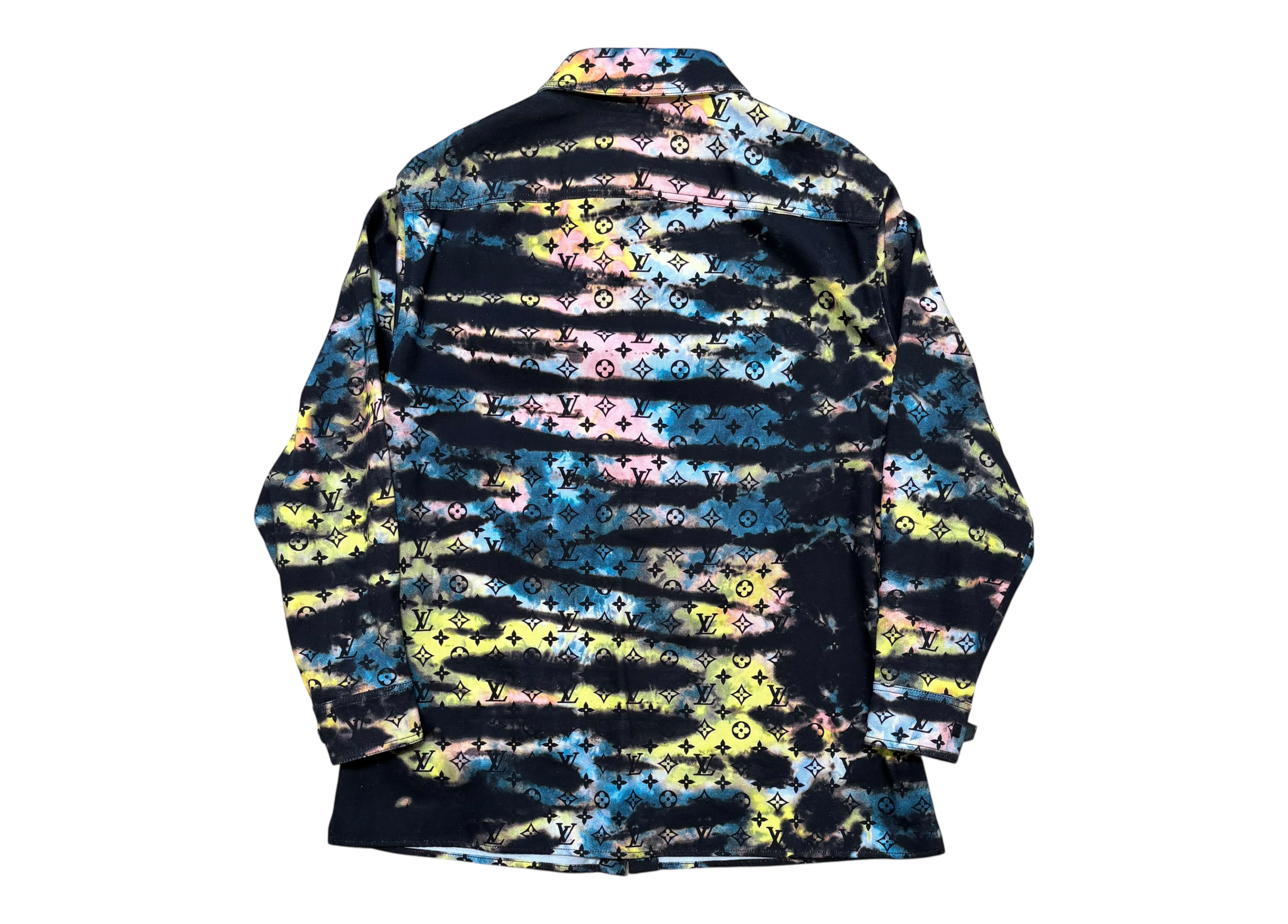 Louis Vuitton Shirt Printed Monogram Tye Die COND 9.9/10