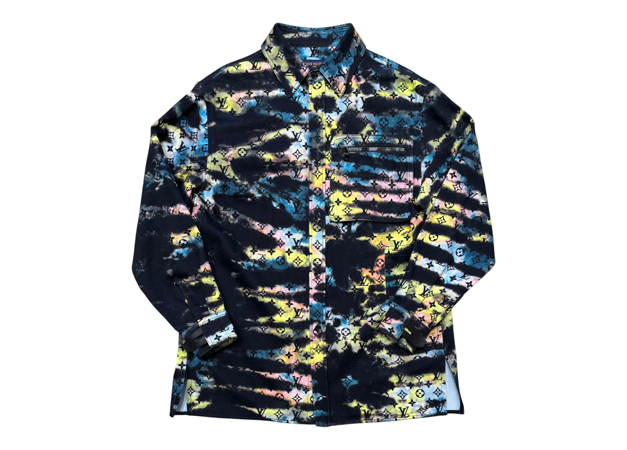 Louis Vuitton Shirt Printed Monogram Tye Die COND 9.9/10