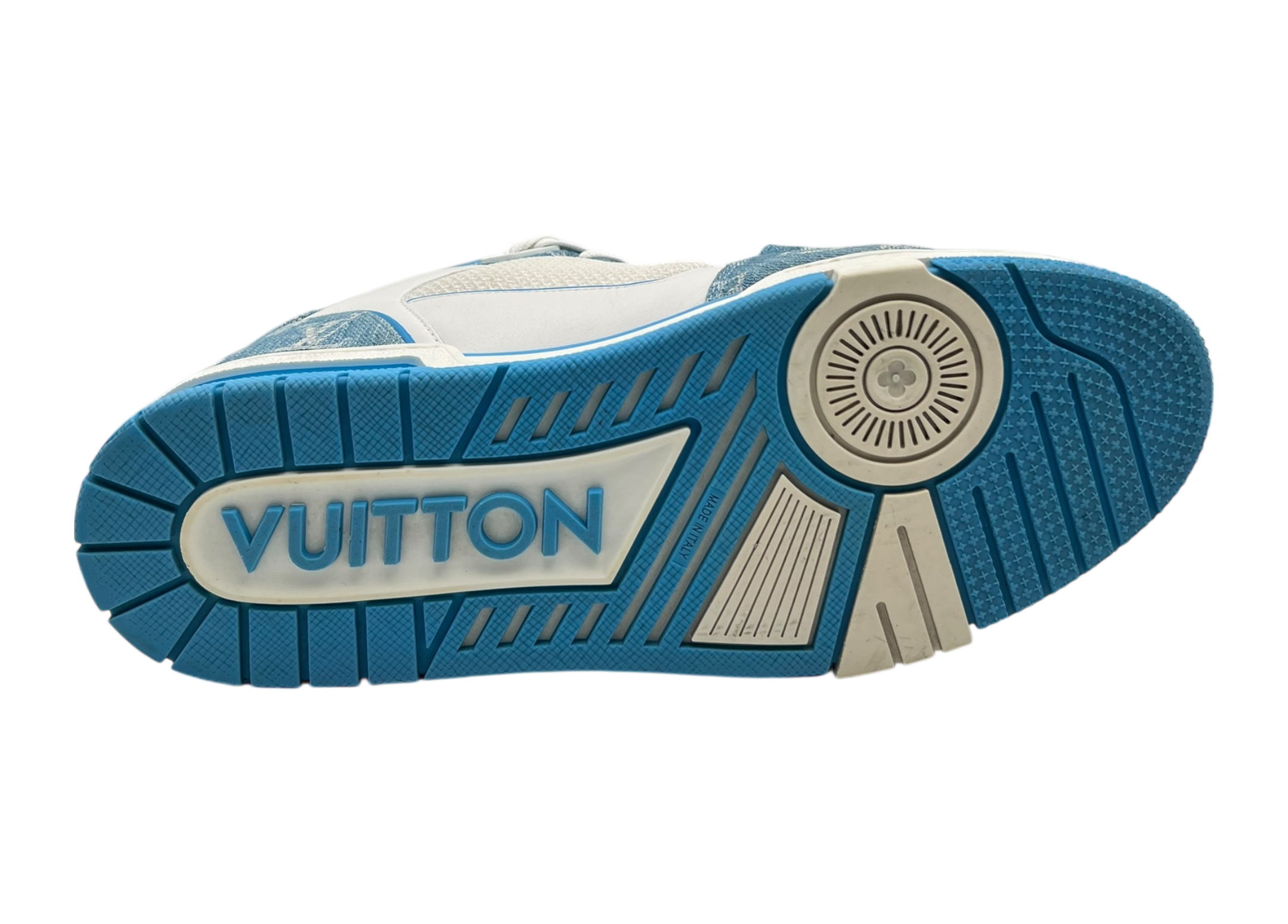 Louis Vuitton Trainer Denim Blue Strap COND 9.5/10 (NO BOX)