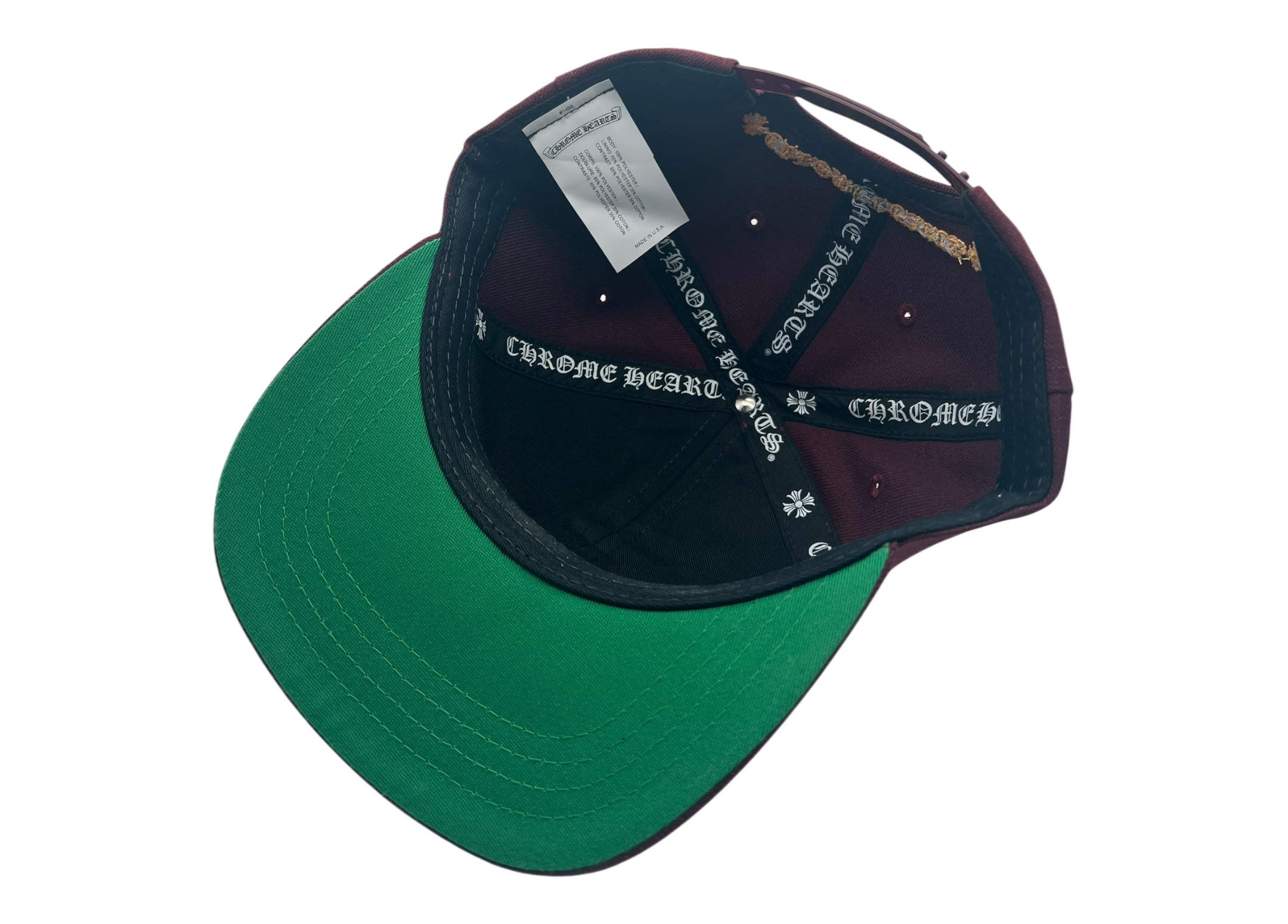 Chrome Hearts Hat CH Bordeaux COND NEW