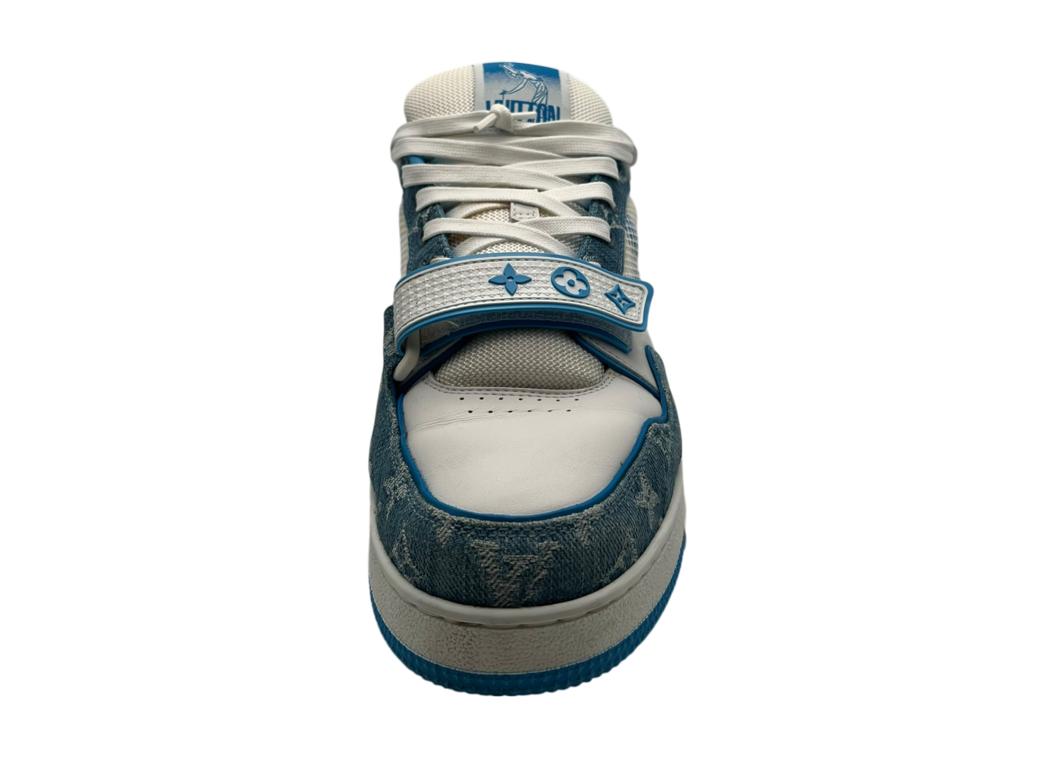 Louis Vuitton Trainer Denim Blue Strap COND 9.5/10 (NO BOX)