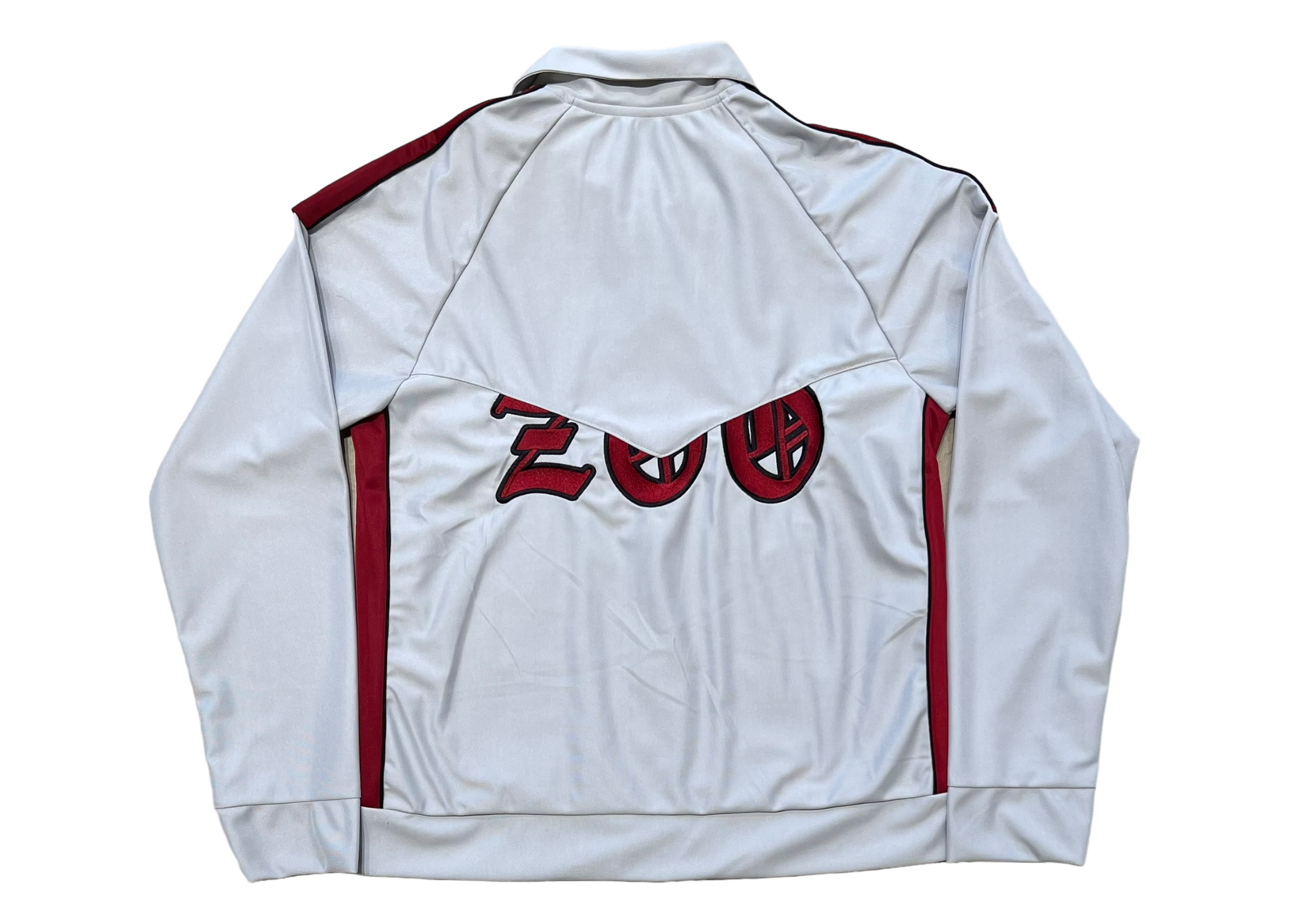 Zoo Track Jacket Grey Red