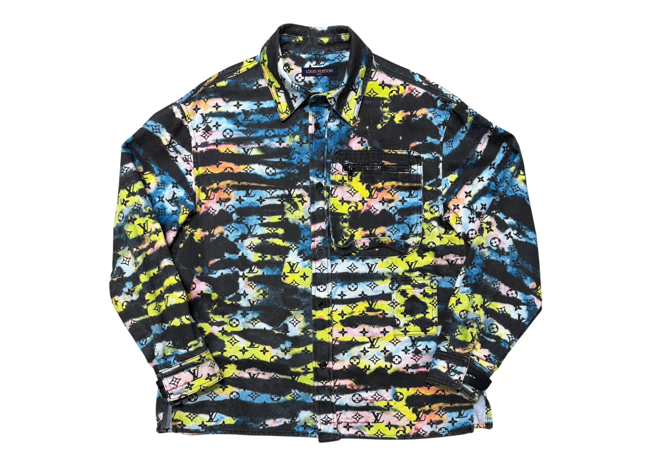Louis Vuitton Jacket Tie Dye Camo COND 9/10