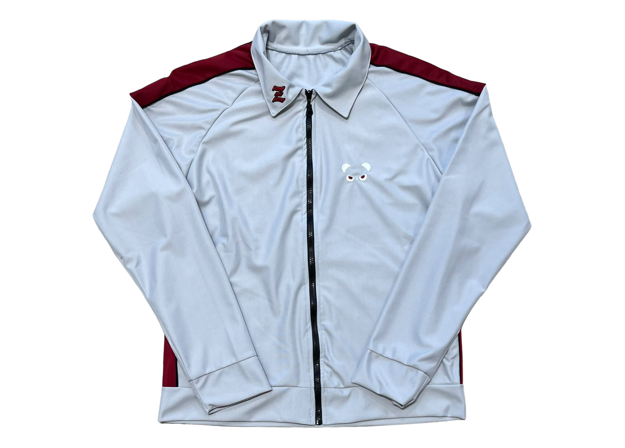 Zoo Track Jacket Grey Red