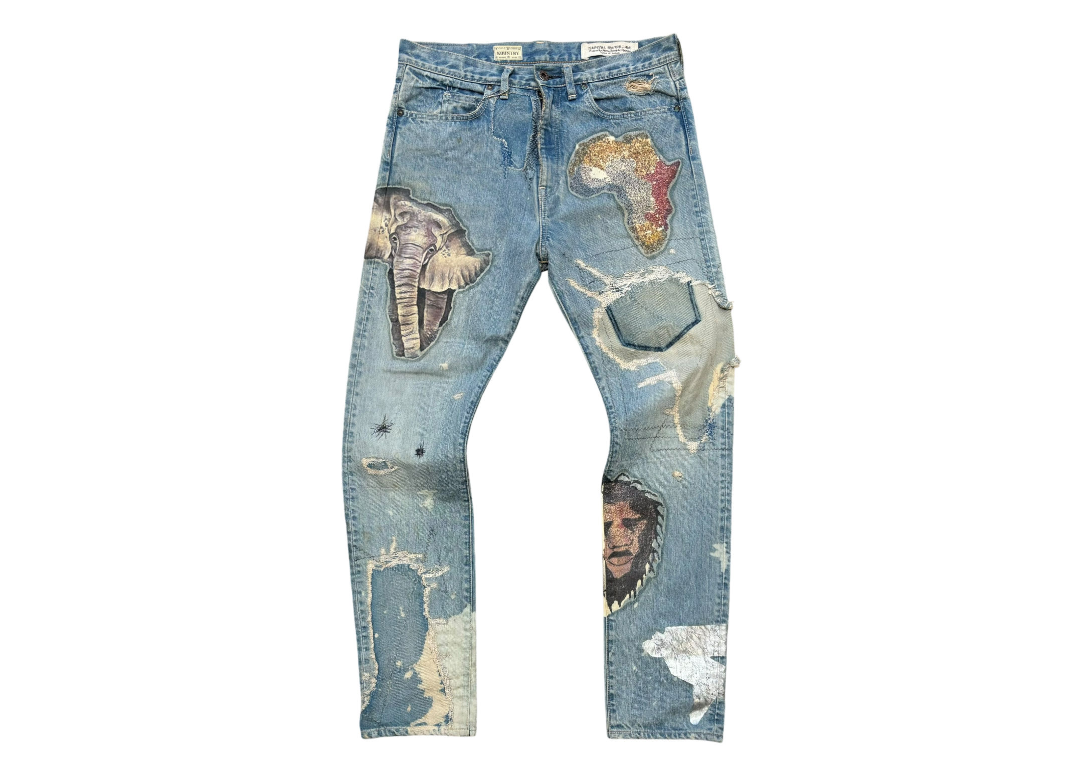 Kapital Kountry Denim Jeans Africa COND 9.5/10