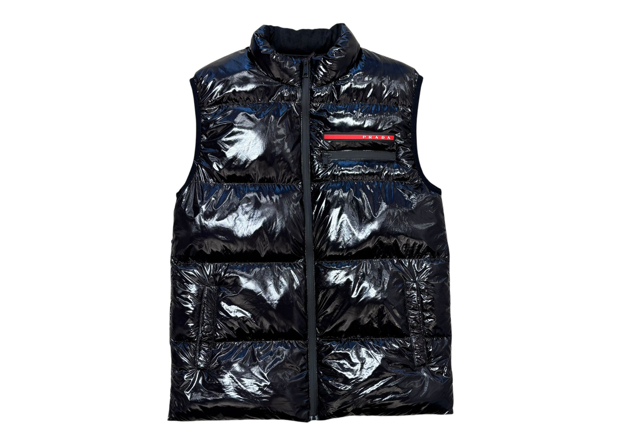 Prada Puffer Gilet Black COND 9/10