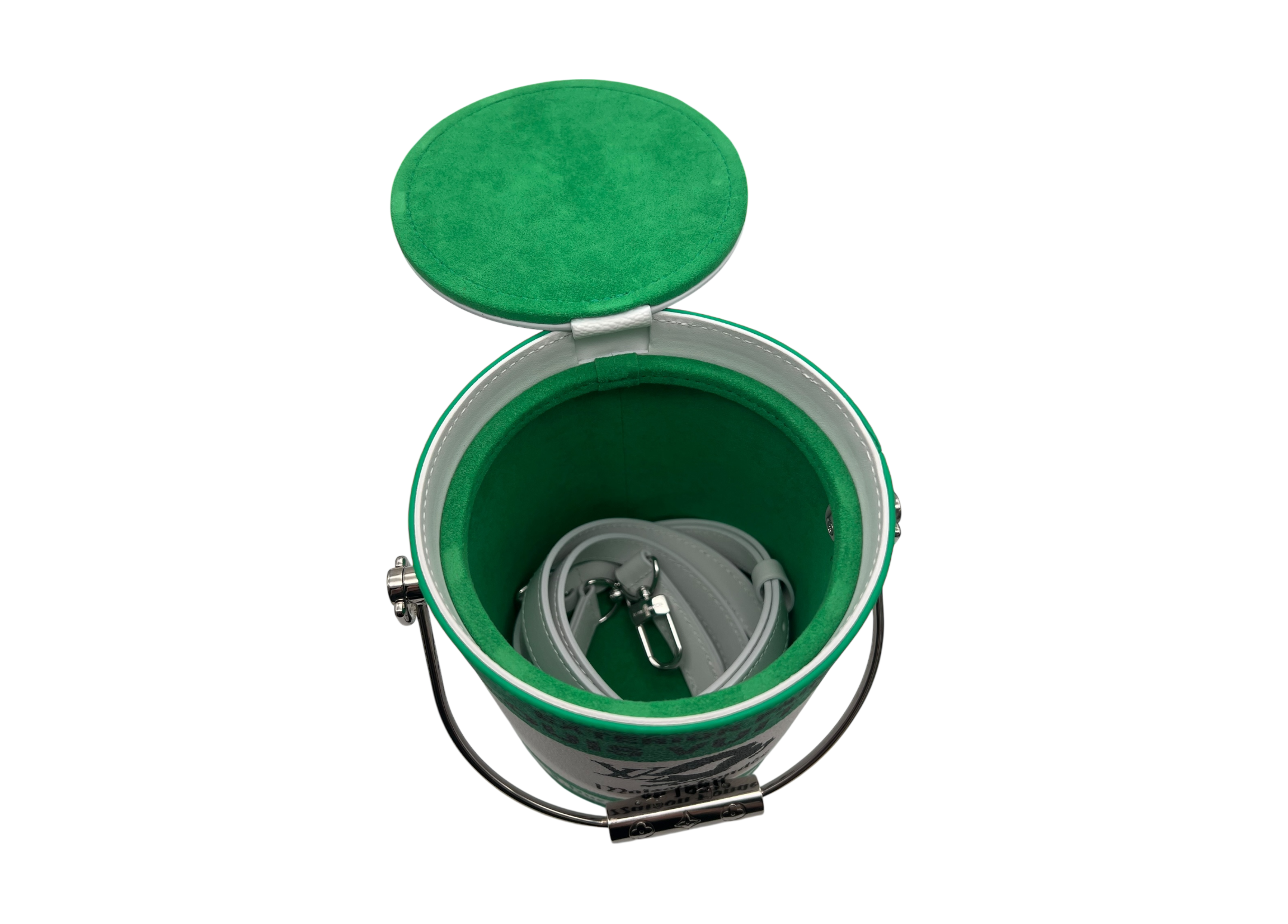 Louis Vuitton Paint Can Bag Green COND NEW