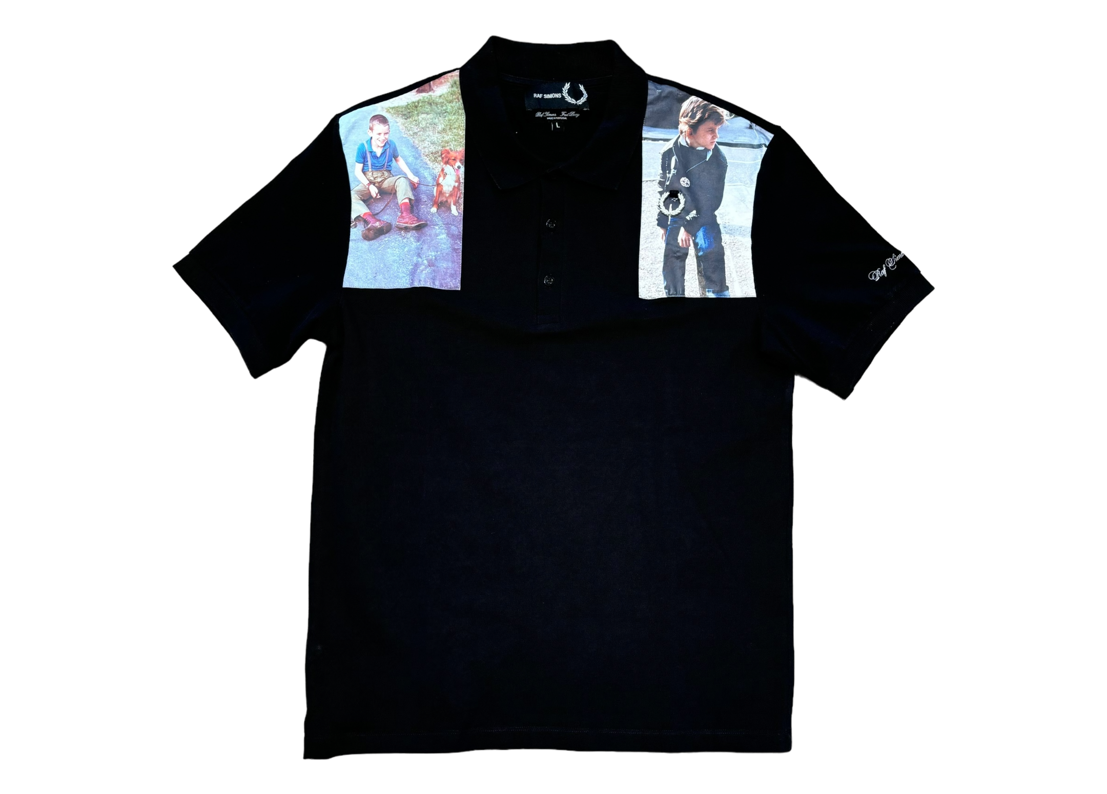 Raf Simons x Fred Perry Polo Black COND 9.5/10