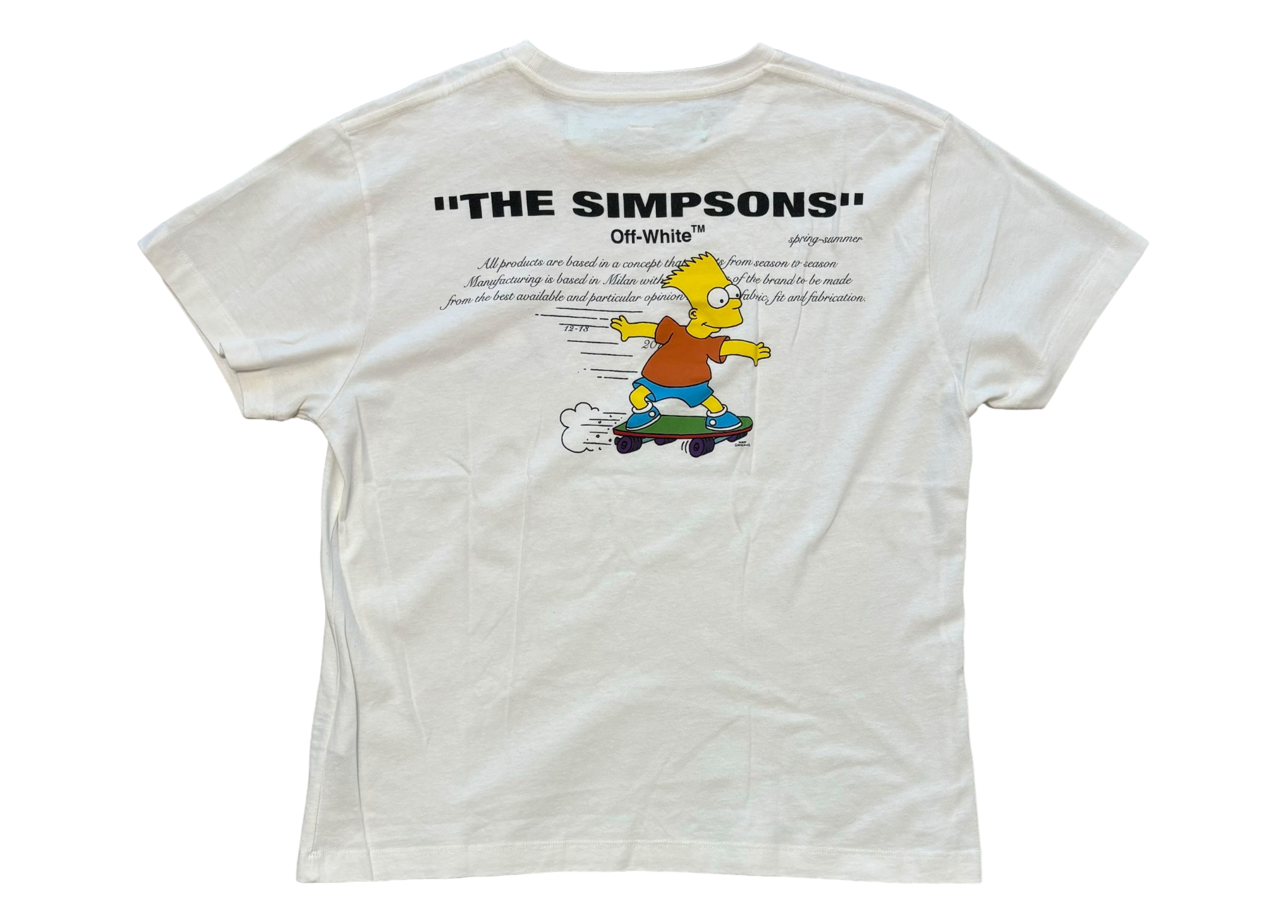 Off-White T-shirt The Simpson COND 8.8/10