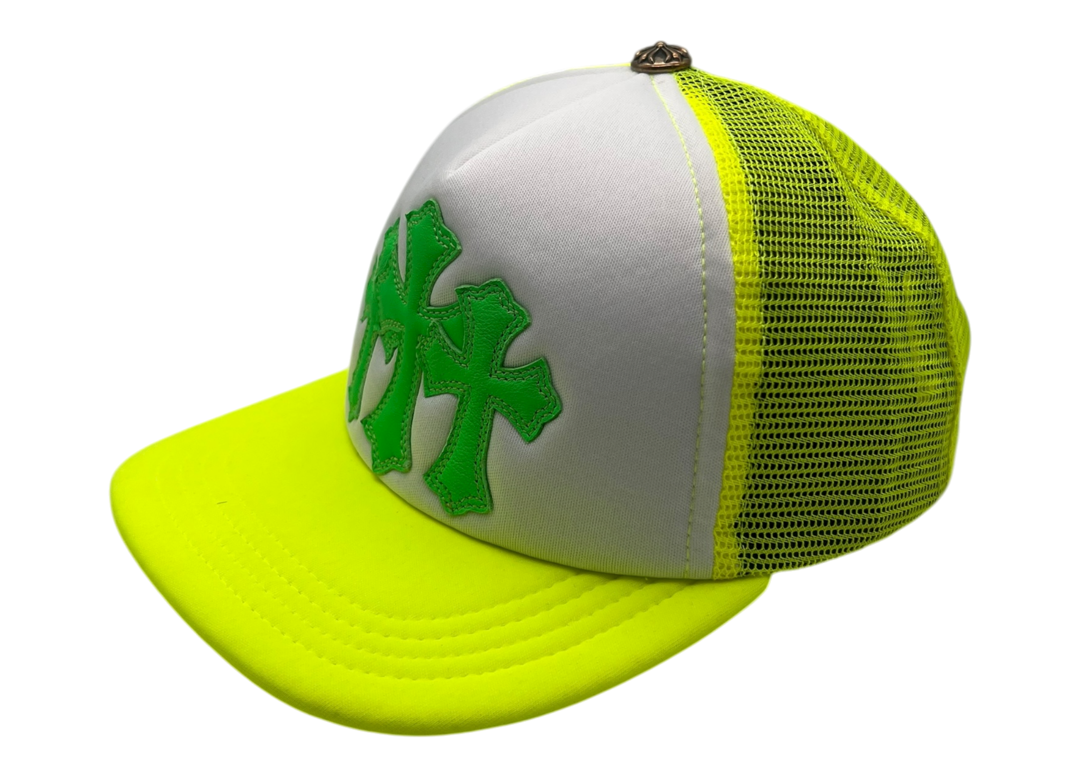 Chrome Hearts Trucker Triple Cross Yellow COND NEW