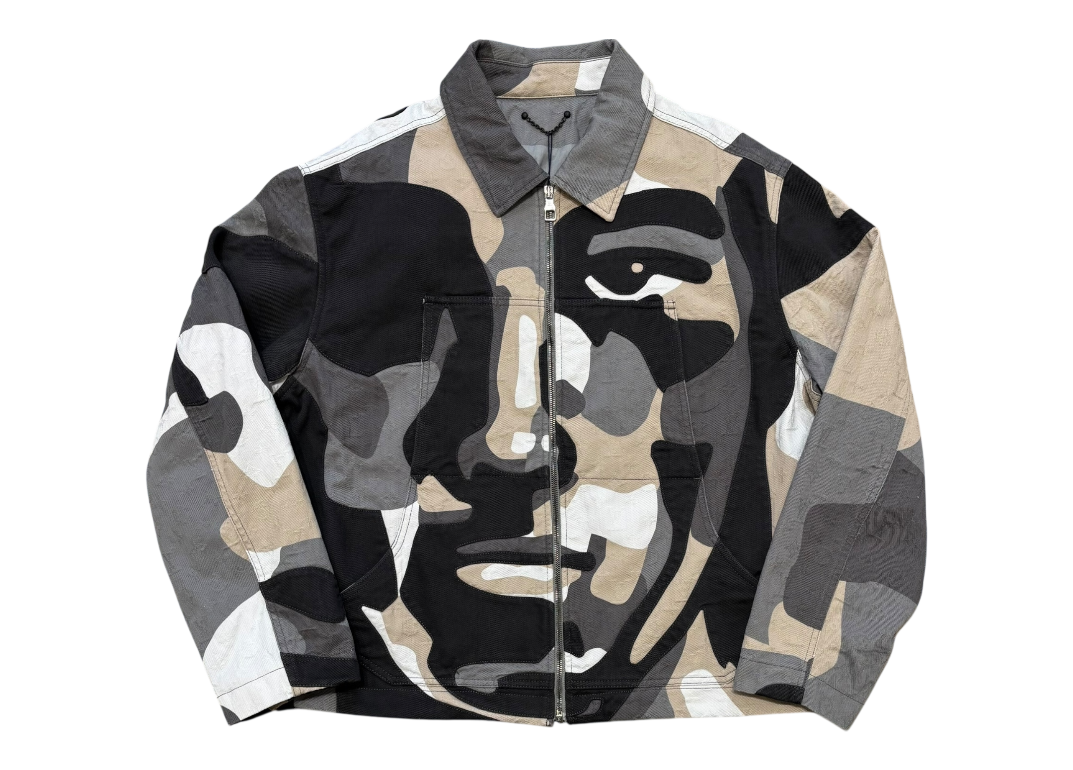 Louis Vuitton Denim Jacket Patchwork Monogram Kid Super COND NEW