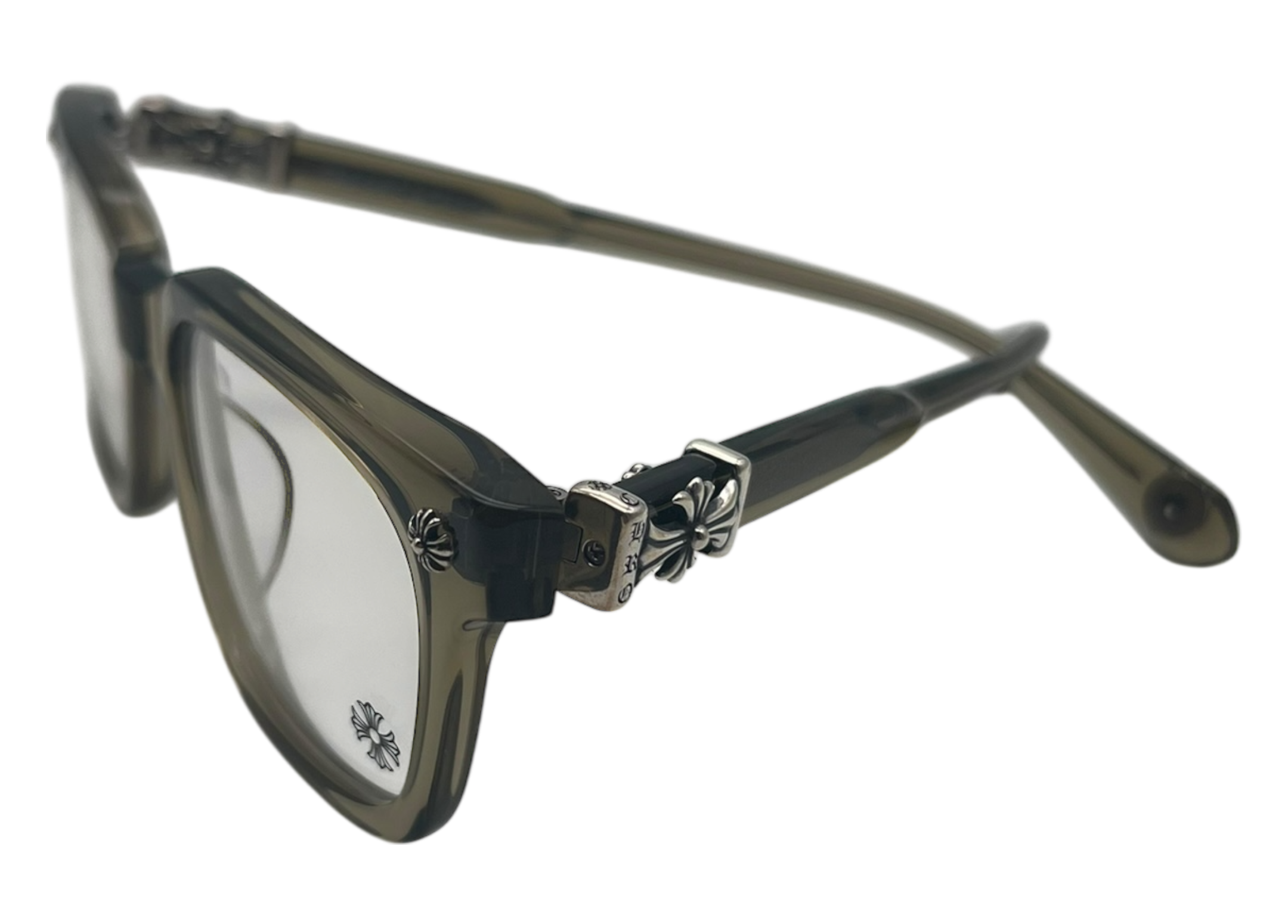 Chrome Hearts Glasses Cox Ucker Olive COND NEW