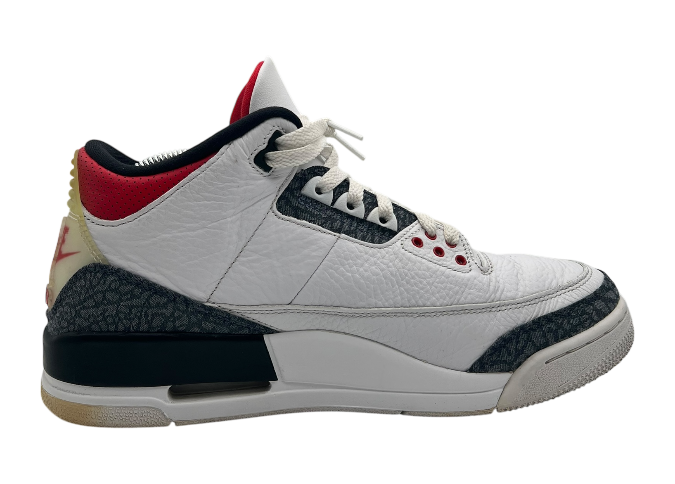 Jordan 3 Fire Red Denim COND 8/10 (NO BOX)