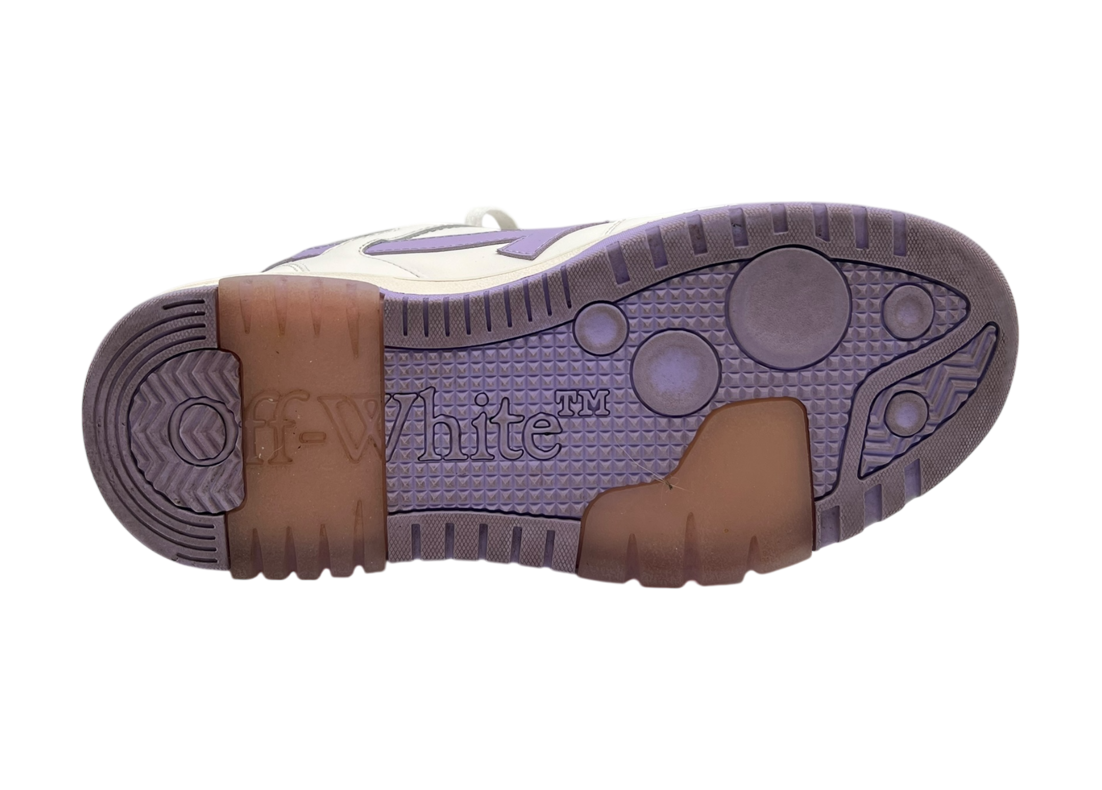 Off-White Out Of Office White Purple COND 9.5/10