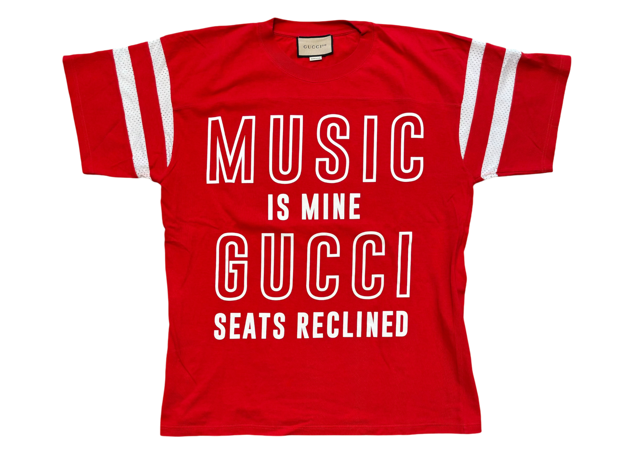 Gucci T-shirt Red Music COND 9/10