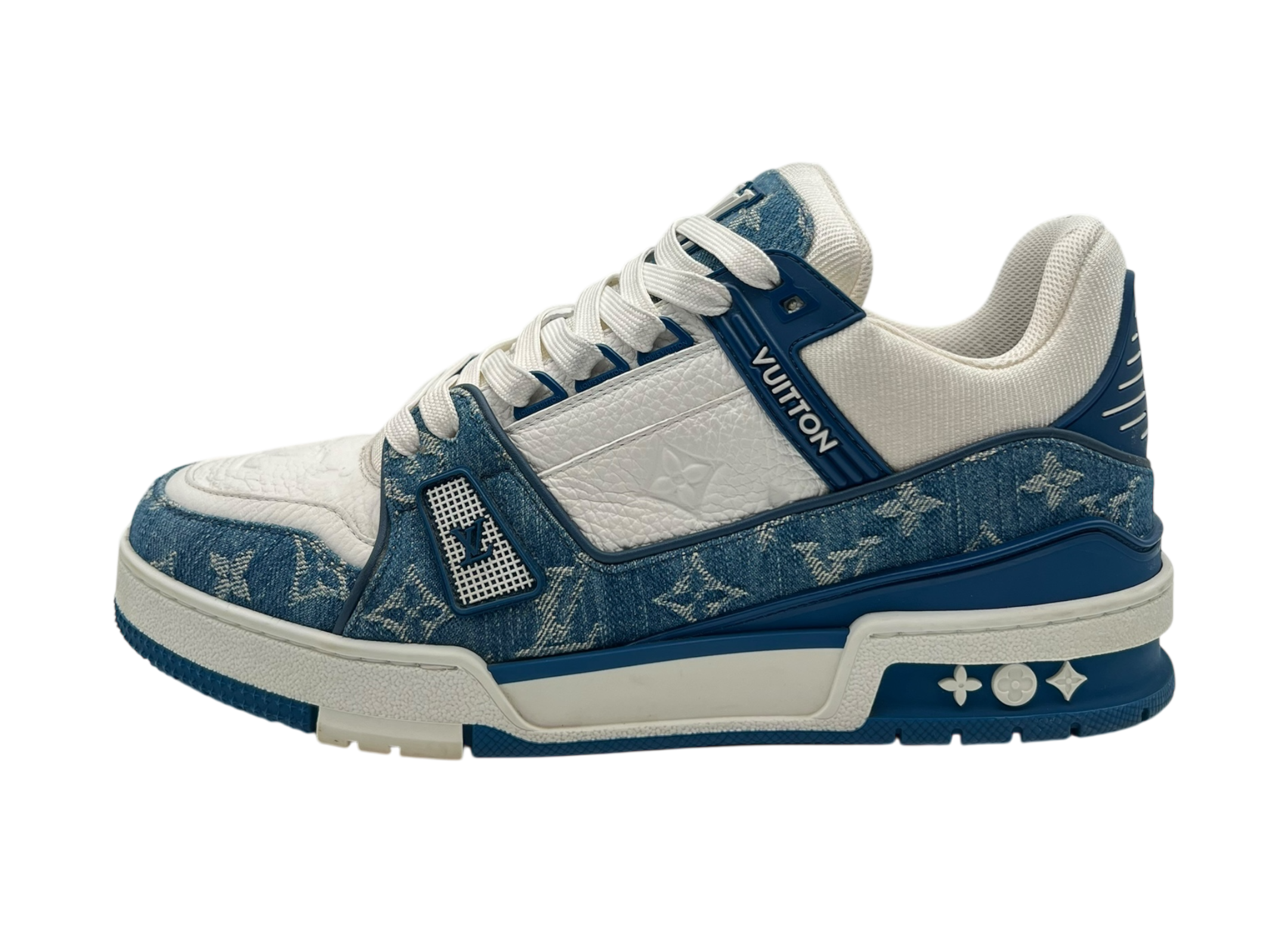 Louis Vuitton Trainer Denim COND 8.8/10 (OG ALL)