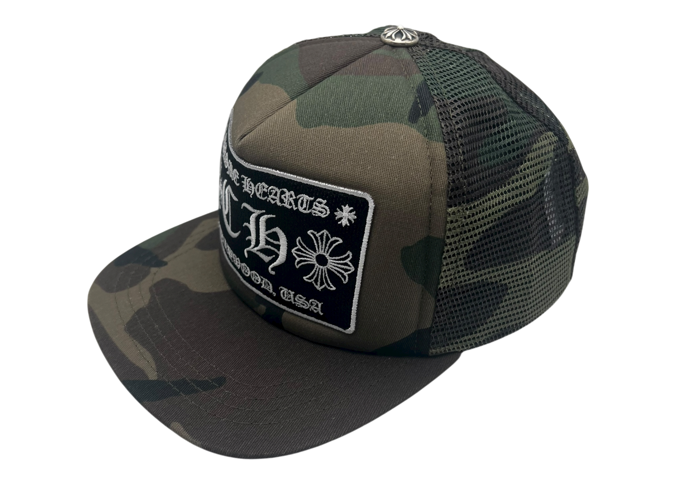 Chrome Hearts Trucker Camo Hollywood COND NEW