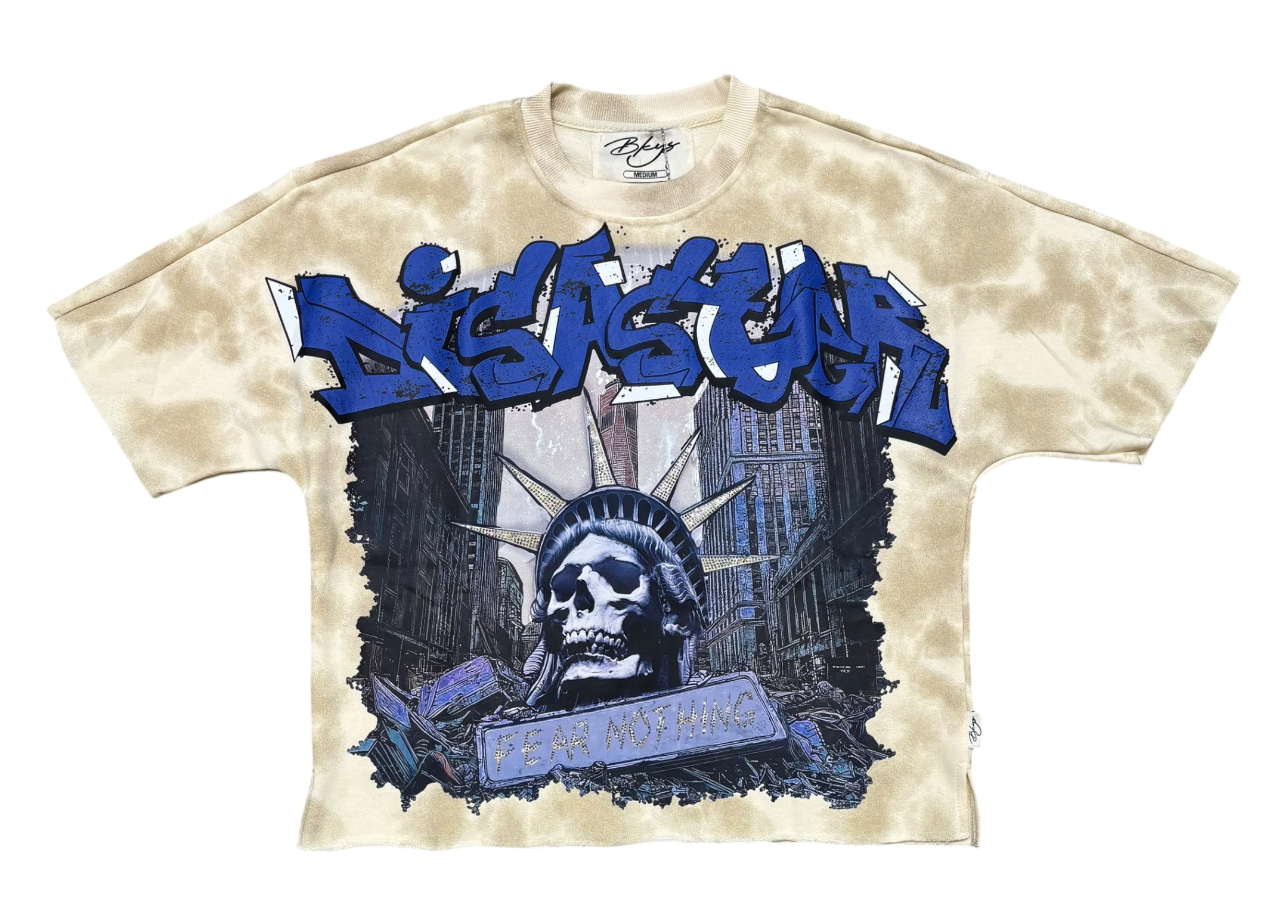 BKYS T-shirt Disaster Cream COND NEW