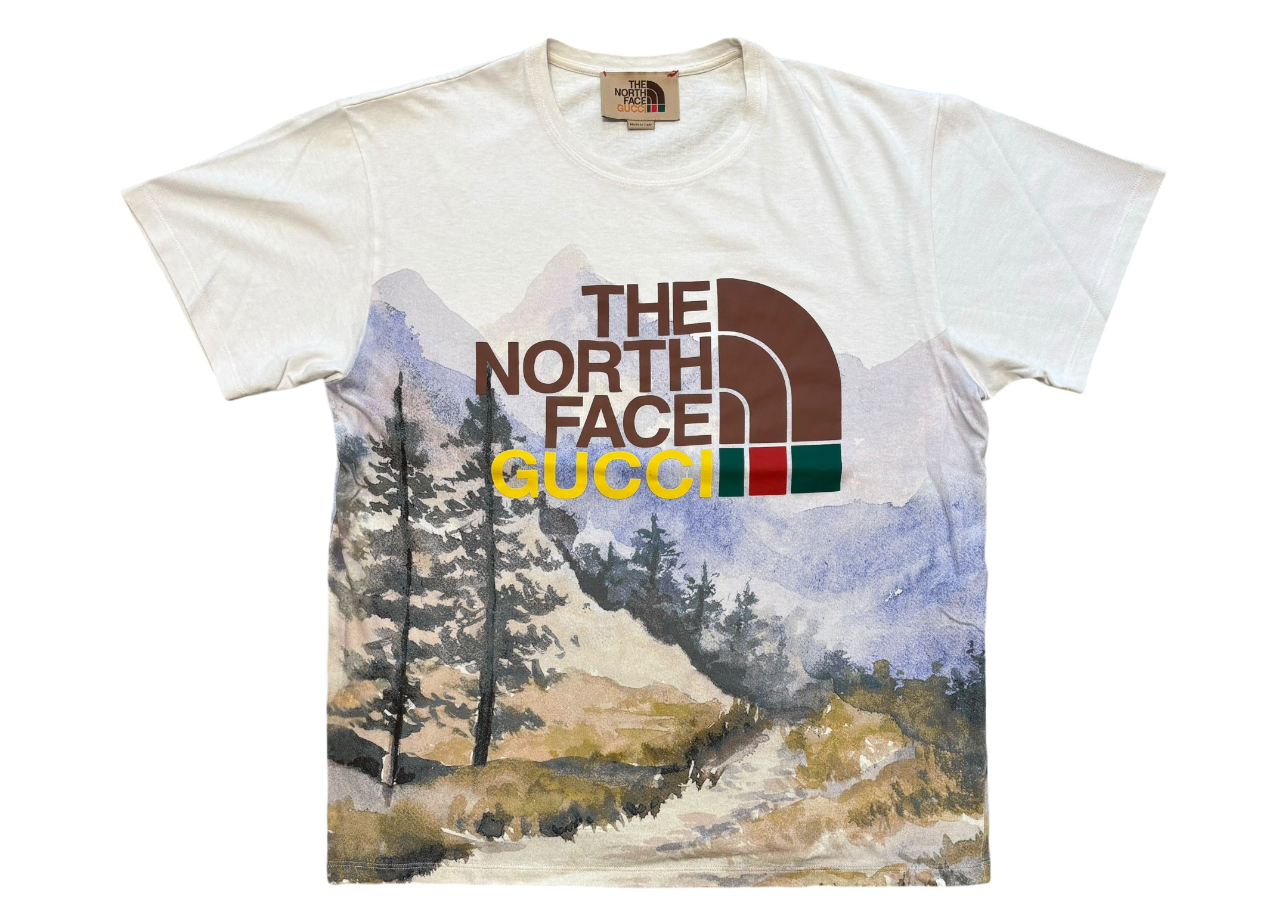 Gucci The North Face T-shirt Forest Print COND 9/10