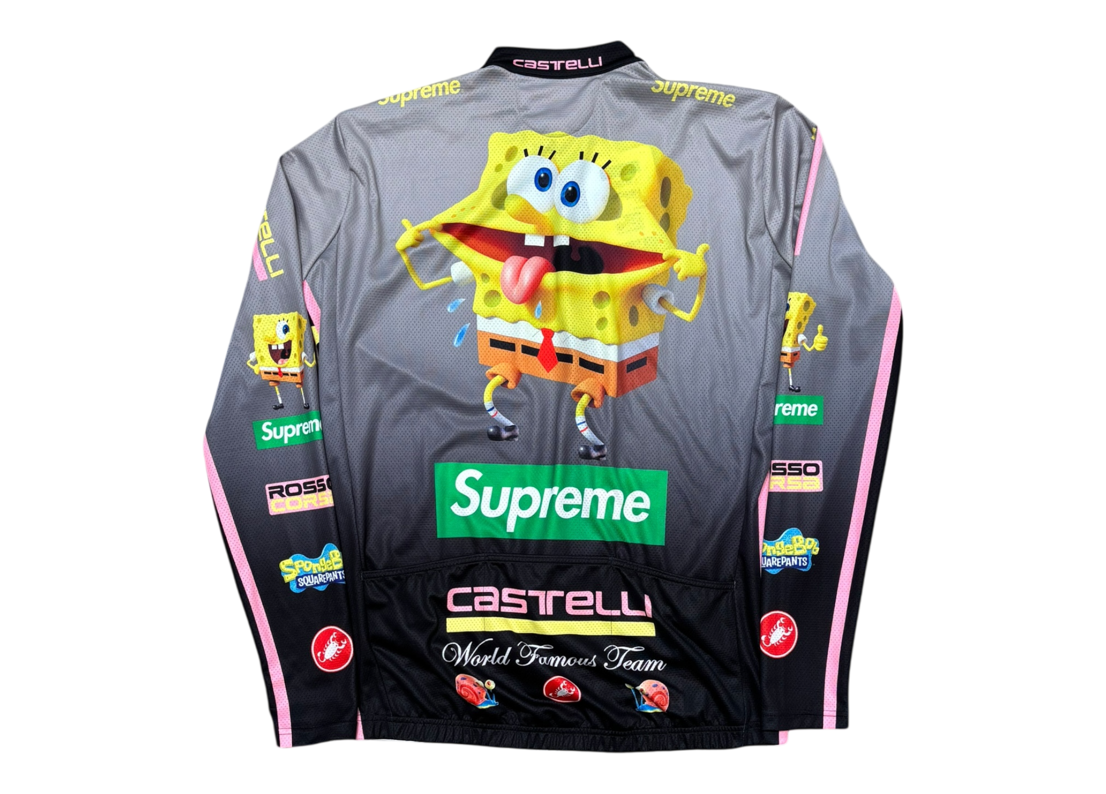 Supreme Longsleeve Ciclyst Castelli Spongebob COND NEW