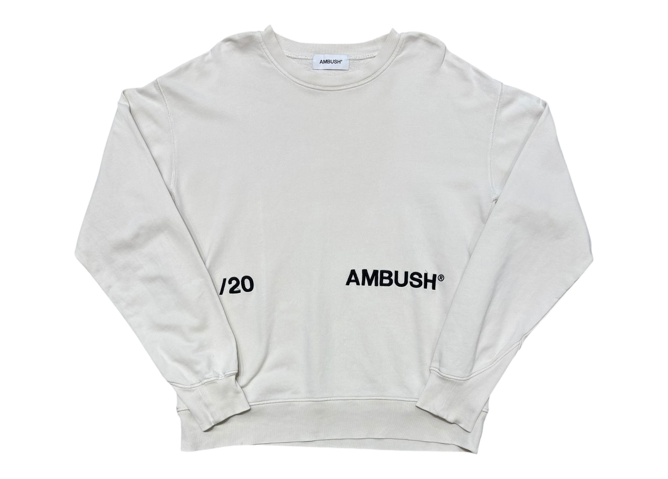 Ambush Crewneck White COND 8.5/10