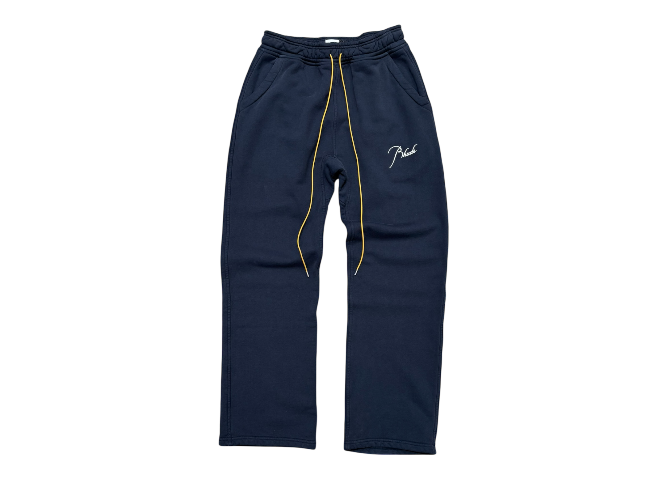 Rhude Sweatpants Logo Navy COND NEW