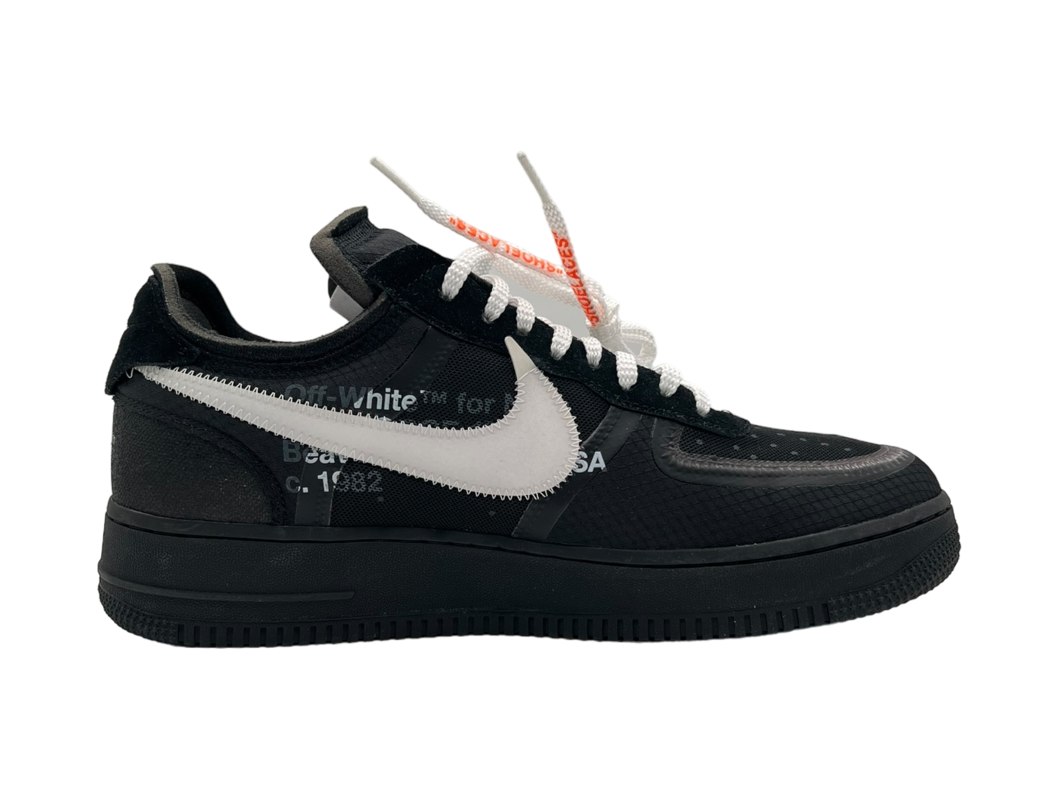 Air Force 1 Low Off-White Black COND 9.8/10 (OG ALL)