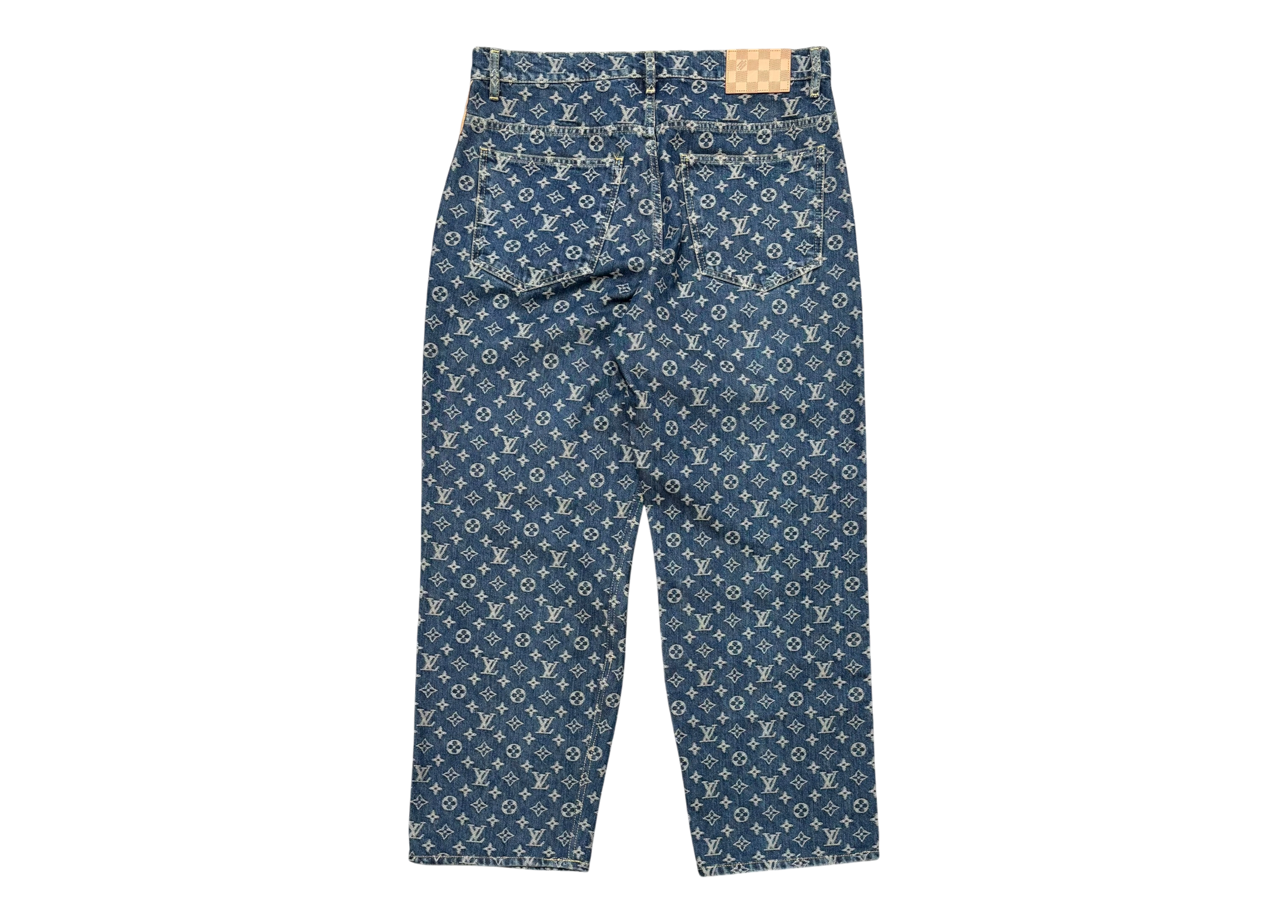 Louis Vuitton Denim Jeans Monogram Line COND 9.8/10