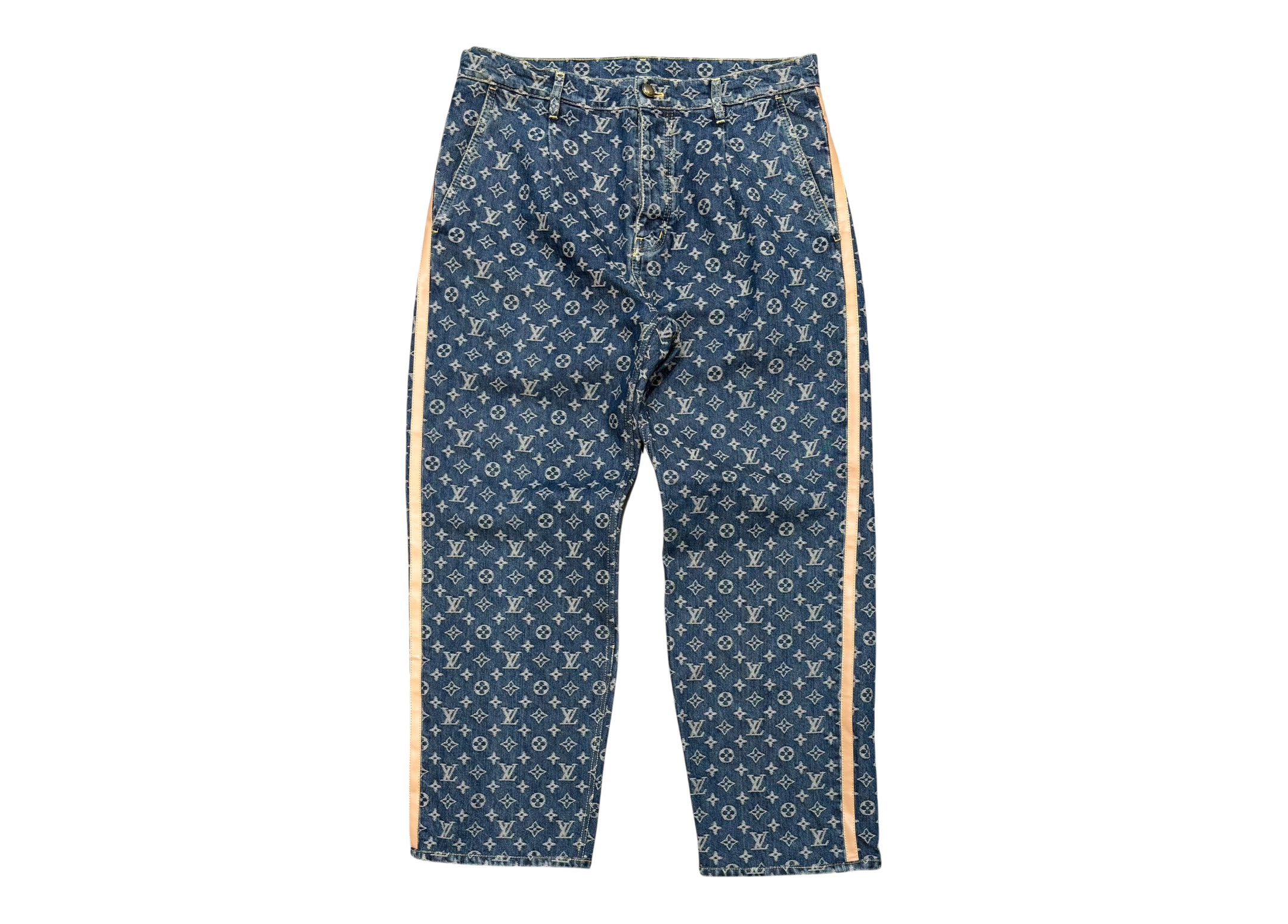 Louis Vuitton Denim Jeans Monogram Line COND 9.8/10