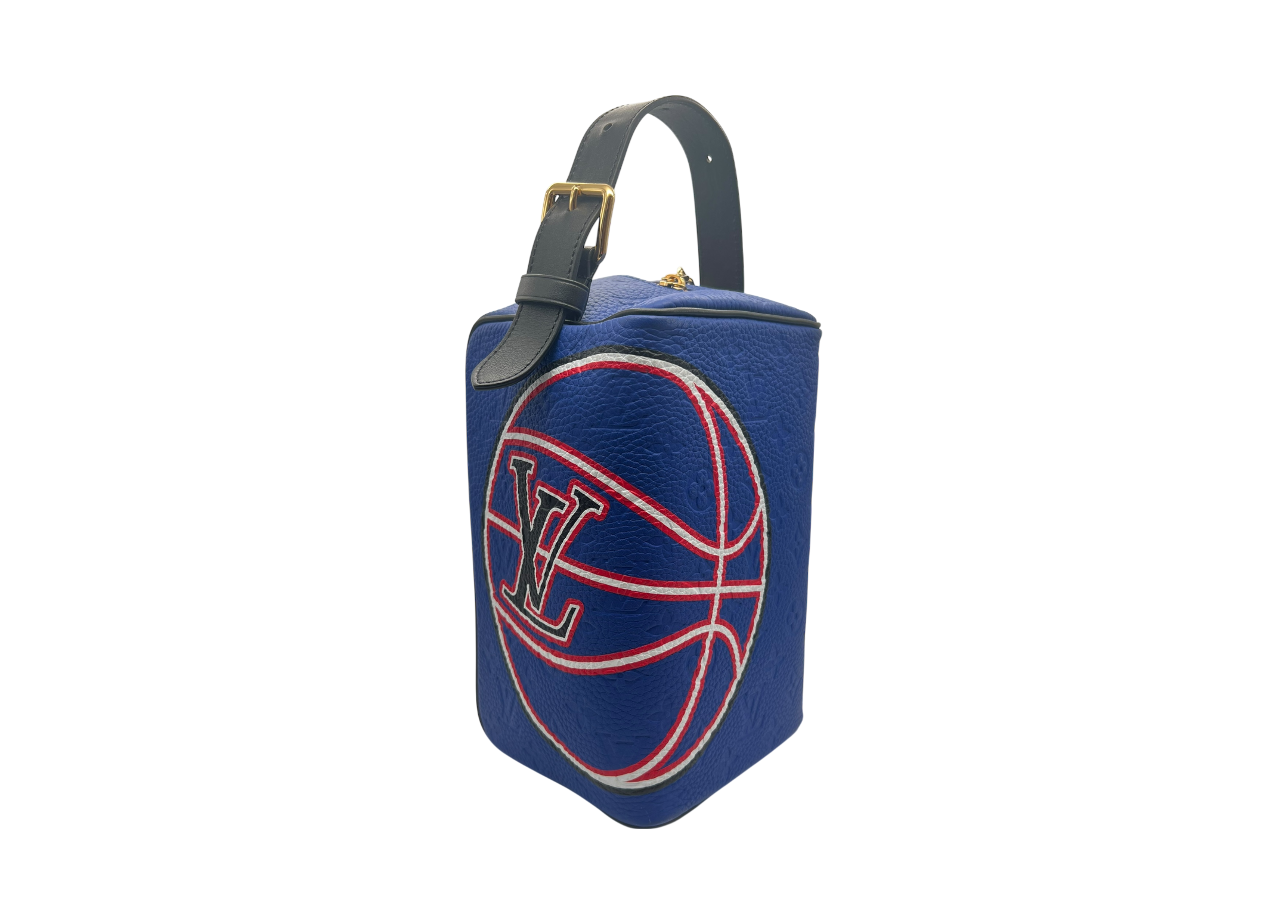 Louis Vuitton NBA Cloackroom Dopp Kit Leather Blue COND 9.5/10