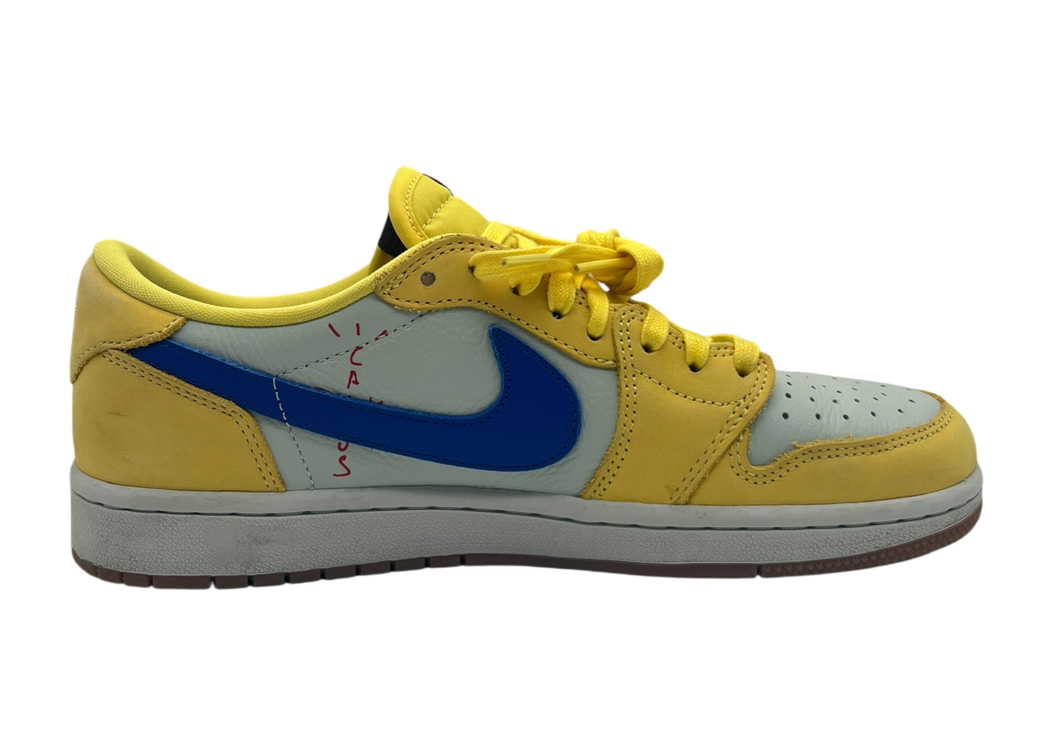 Jordan 1 Low Travis Scott Canary COND 9.5/10 (OG ALL)