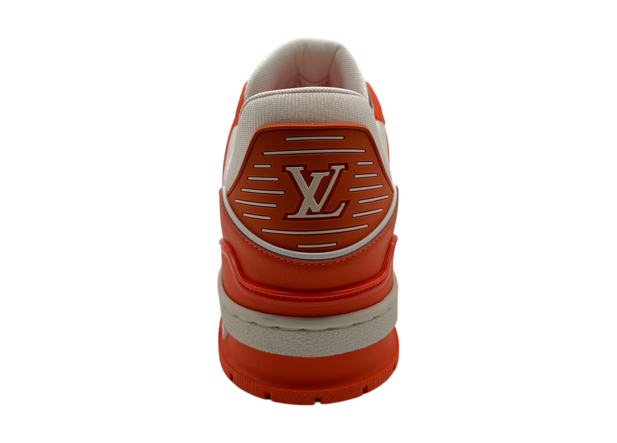Louis Vuitton Trainer White Orange Fluo COND NEW (NO BOX)