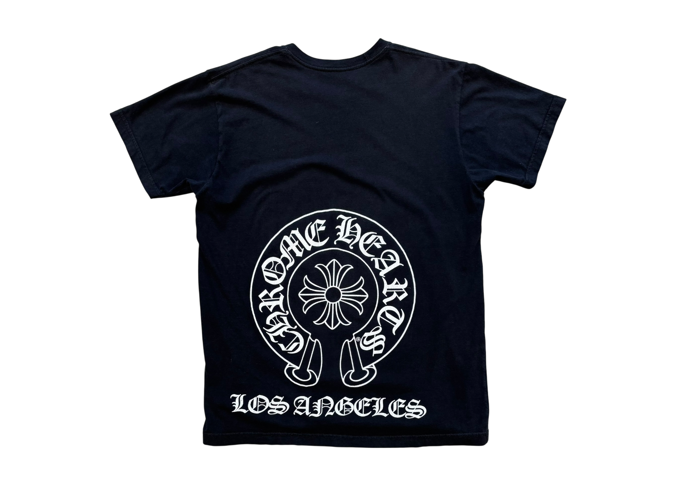 Chrome Hearts T-shirt Horseshoe Los Angeles Black COND 7/10