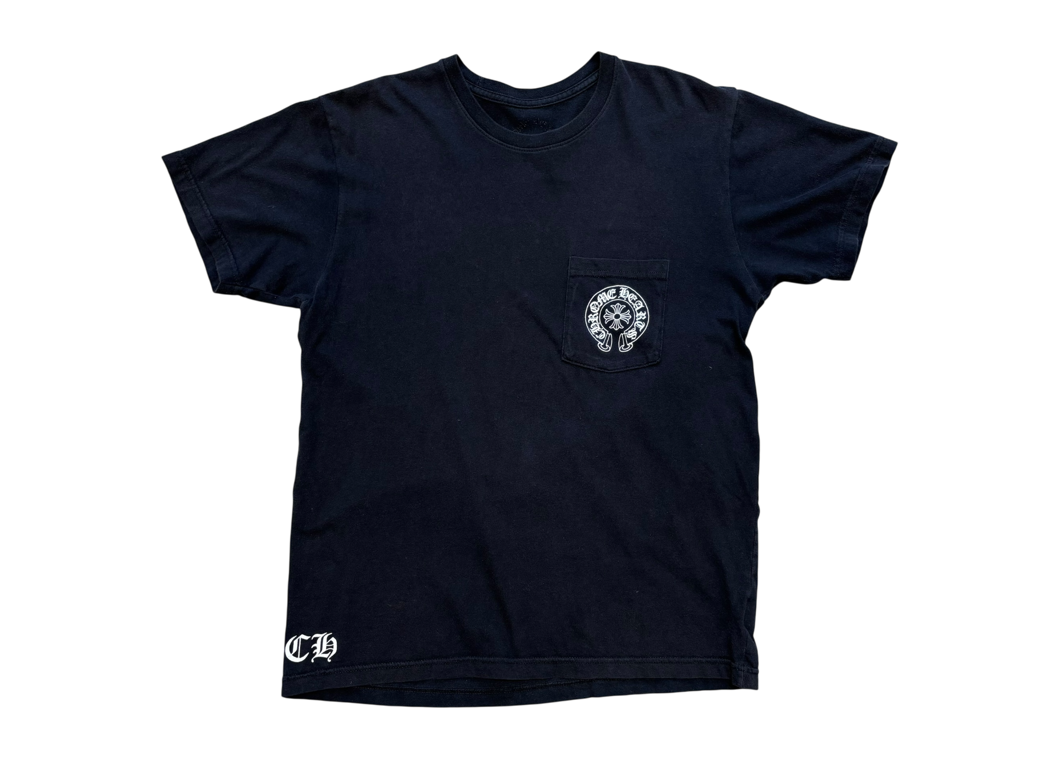 Chrome Hearts T-shirt Horseshoe Los Angeles Black COND 7/10