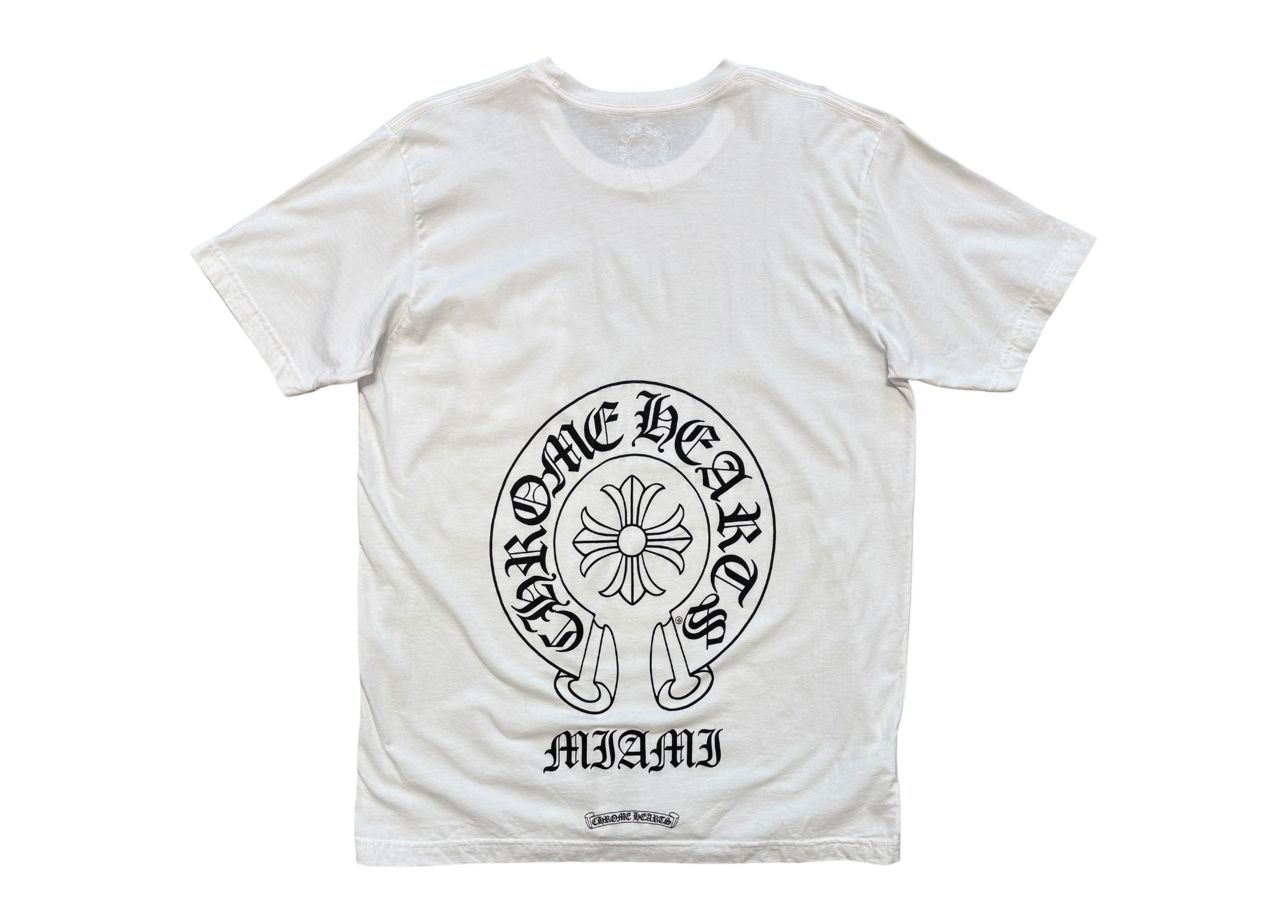 Chrome Hearts T-shirt Horseshoe Miami White COND 9.5/10