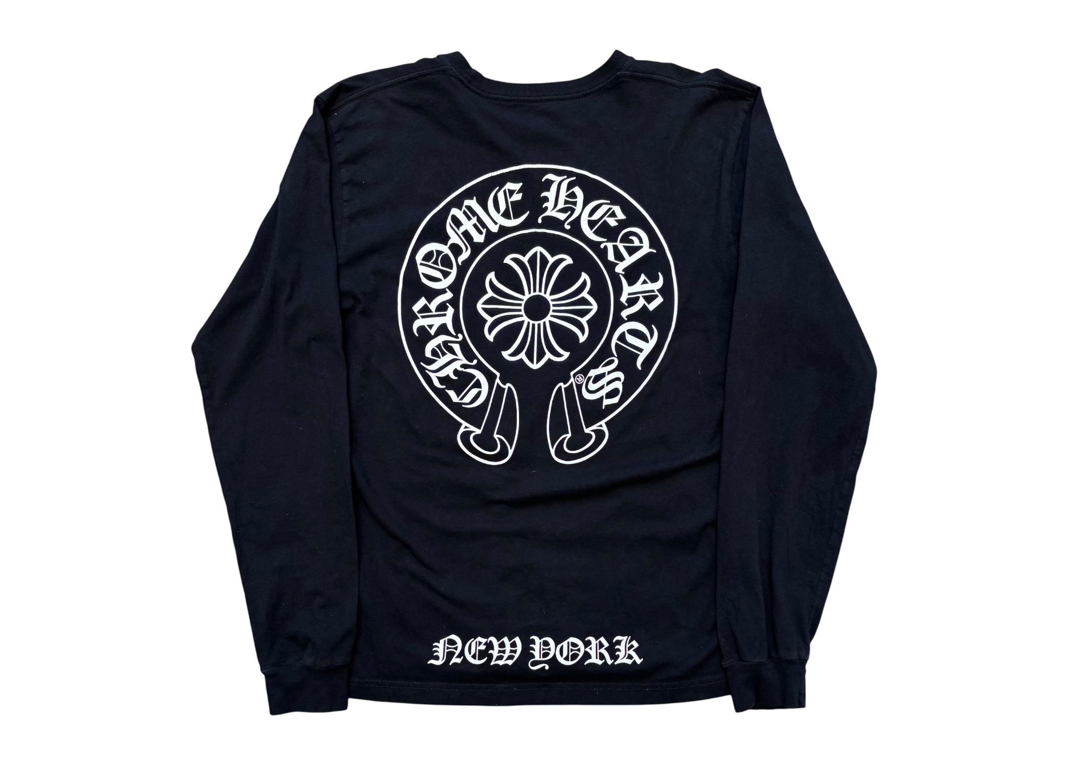 Chrome Hearts Longsleeve Horseshoe New York Black COND 8.5/10