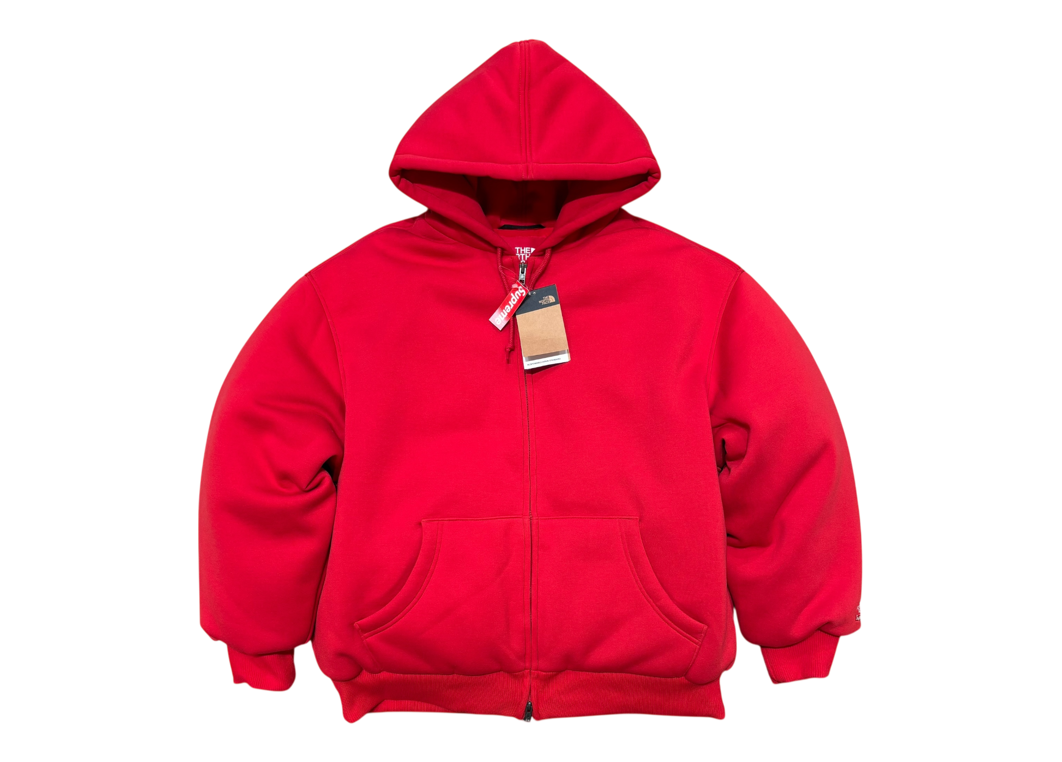 Supreme The North Face Zip Hoodie Filled Red COND NEW