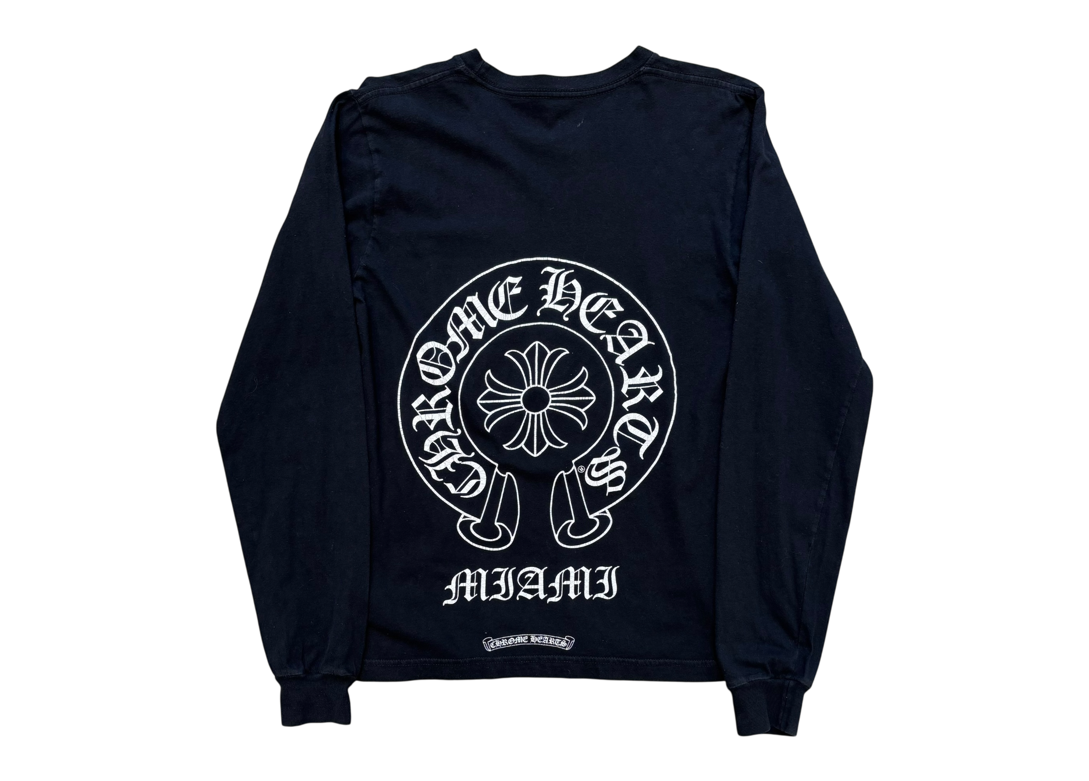 Chrome Hearts Longsleeve Horseshoe Miami Black COND 6/10