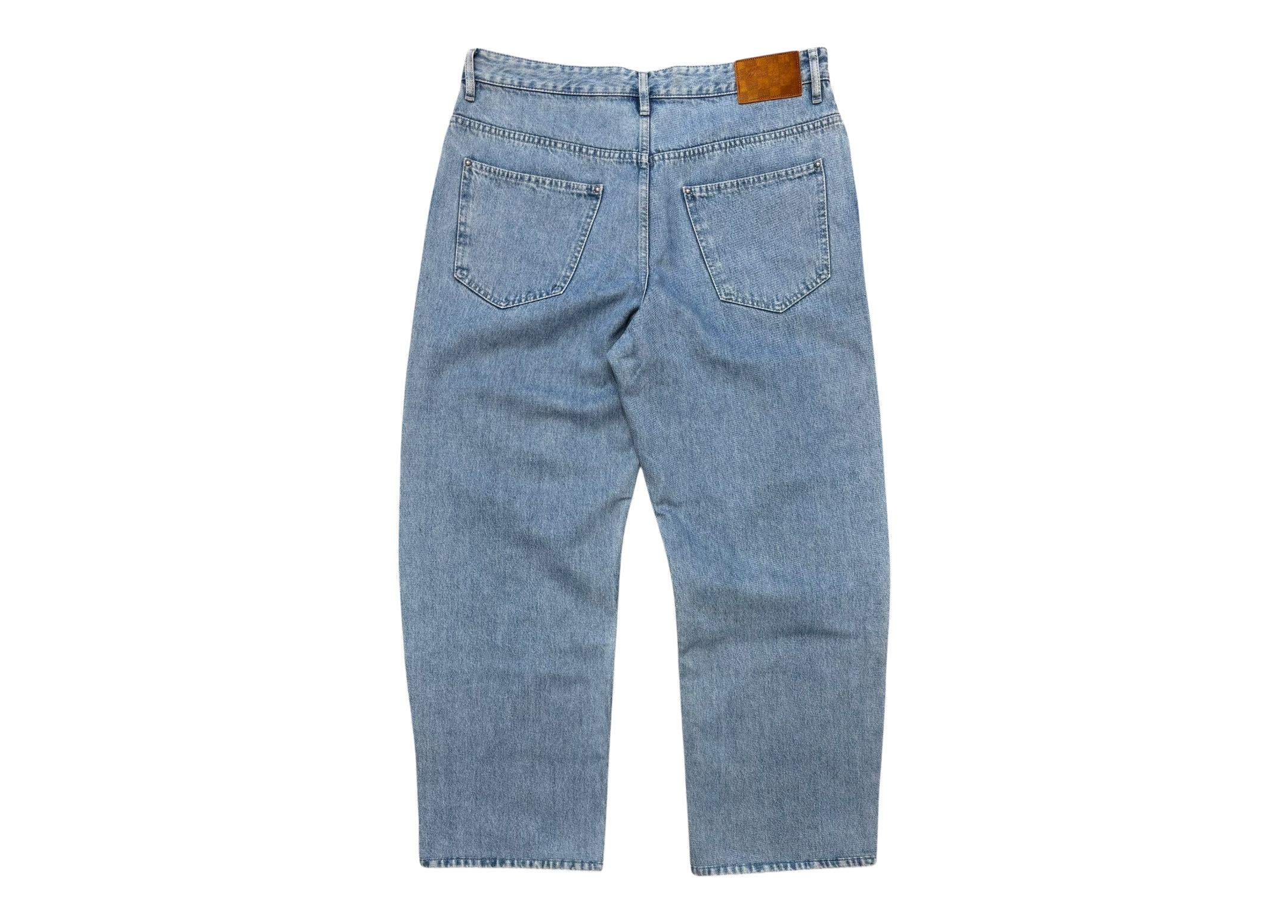 Louis Vuitton Denim Jeans Distressed Monogram COND 9.8/10